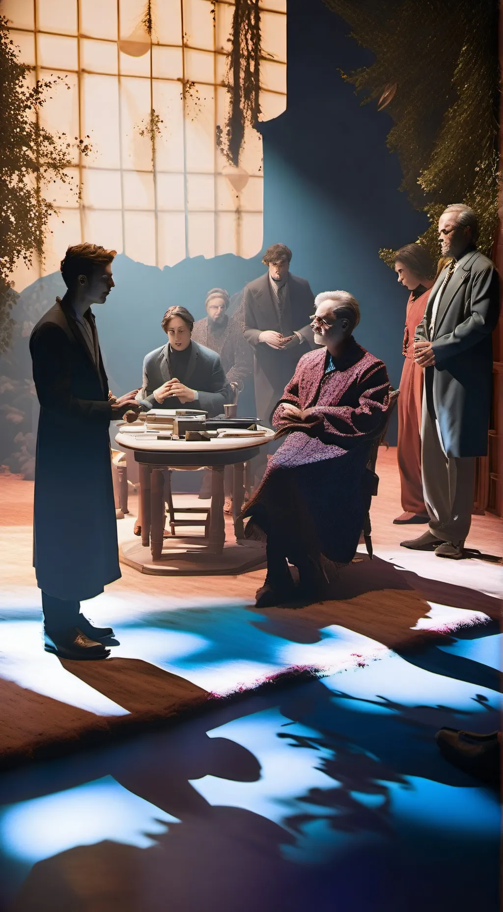 ai character: Mrs crown childcar background