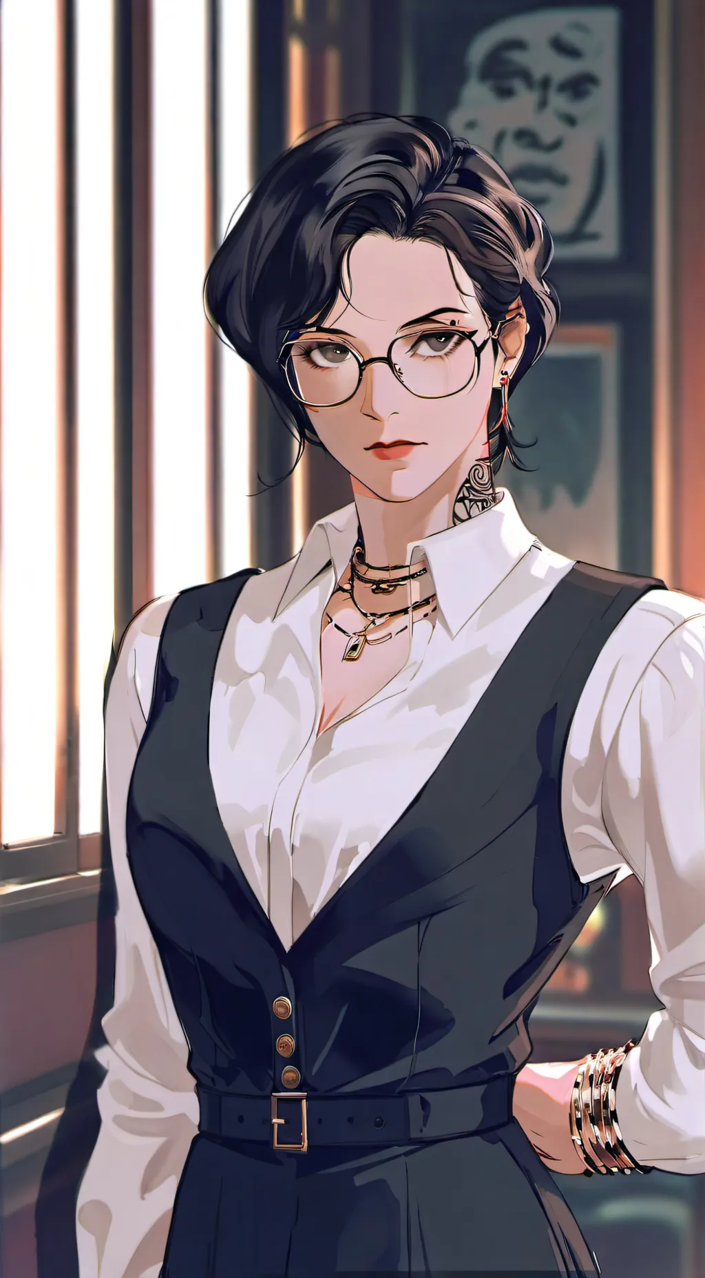 ai character: Miss clove background