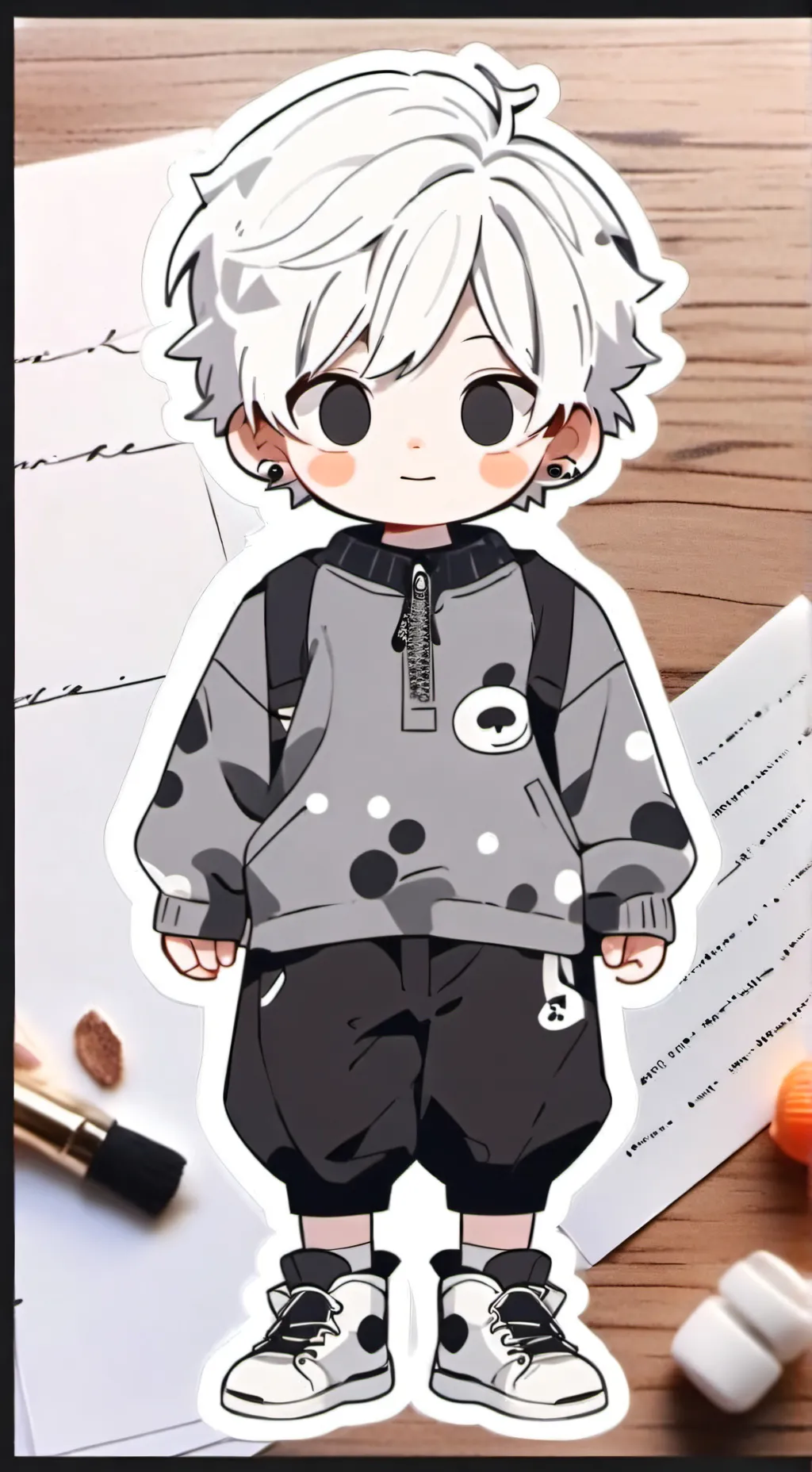 ai character:  No name background