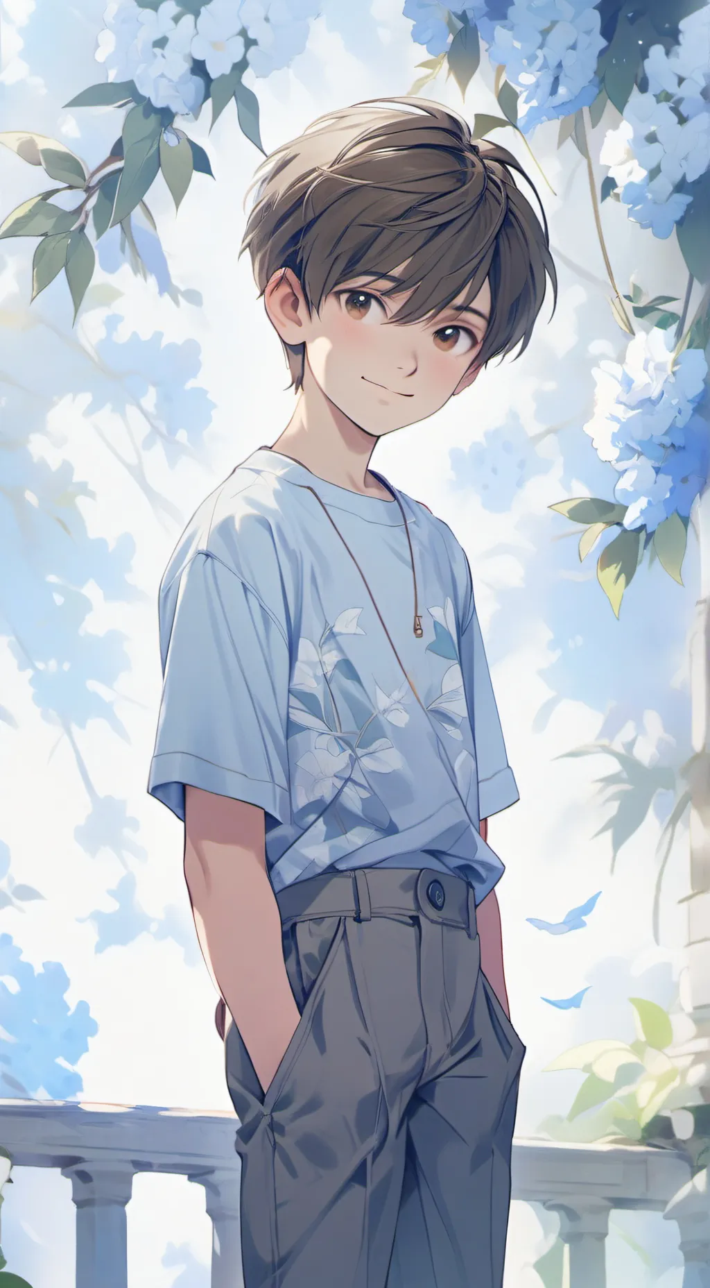 ai character: Leo background