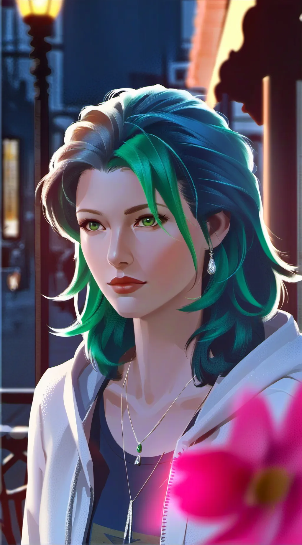 ai character: Axela(Frasenena) background