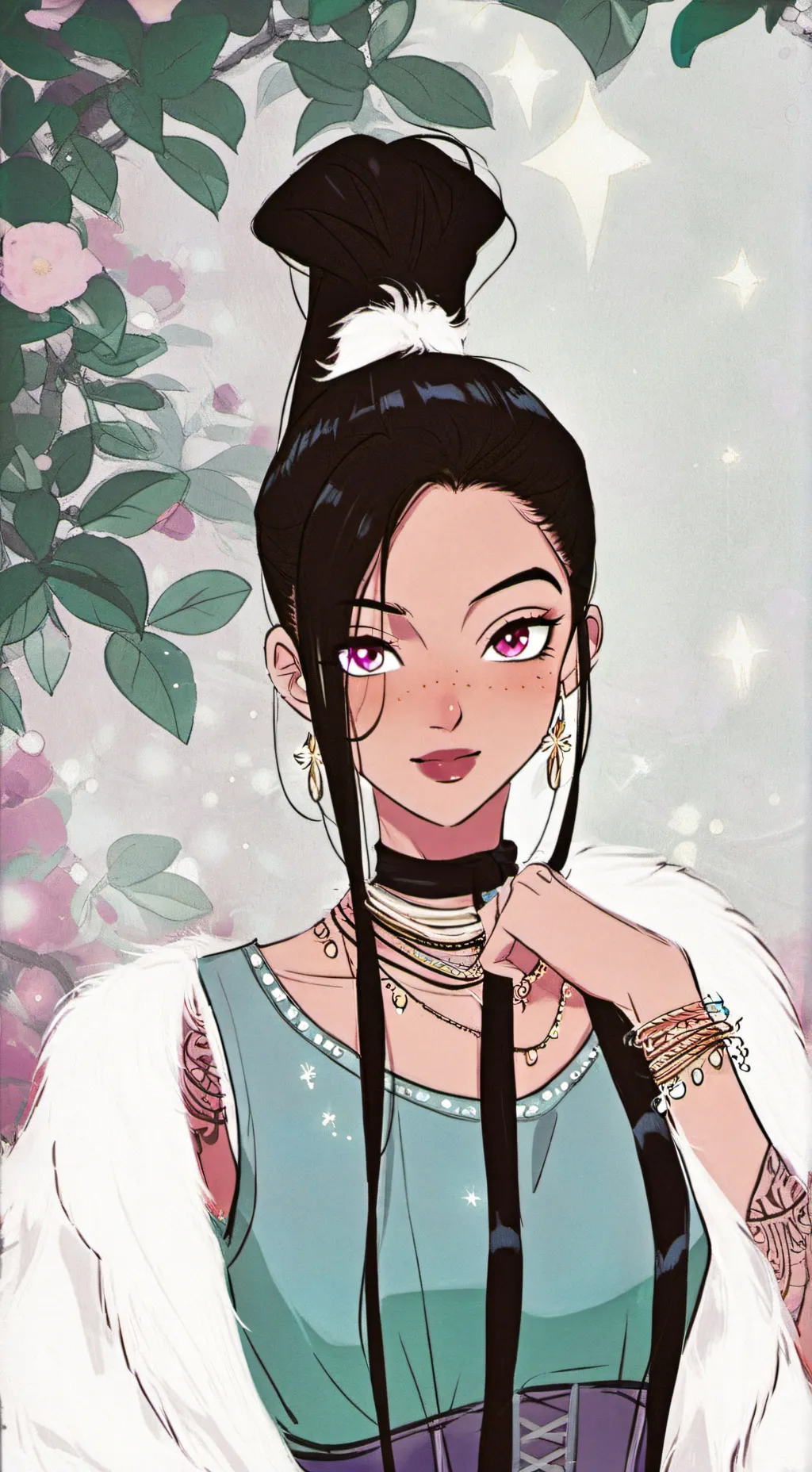 ai character: Sha background