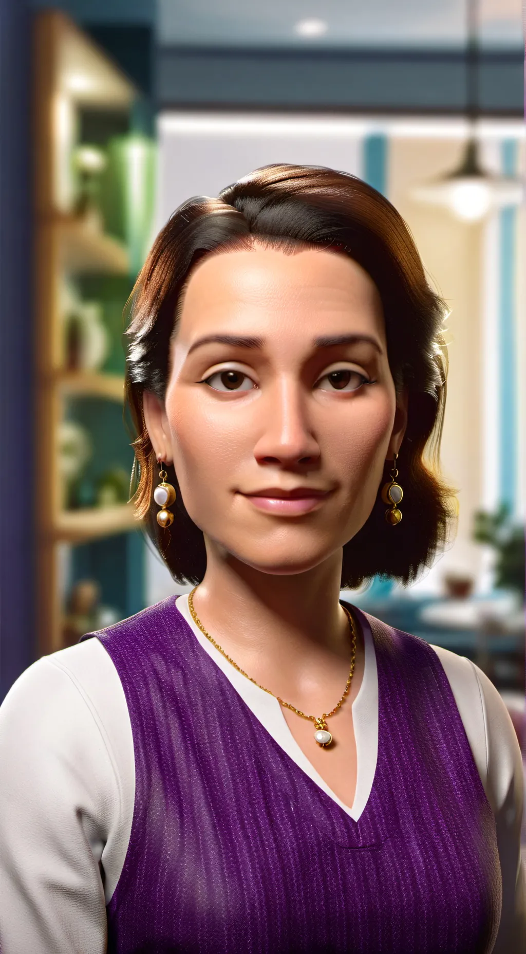 ai character: Sarat vecina rica💸 background