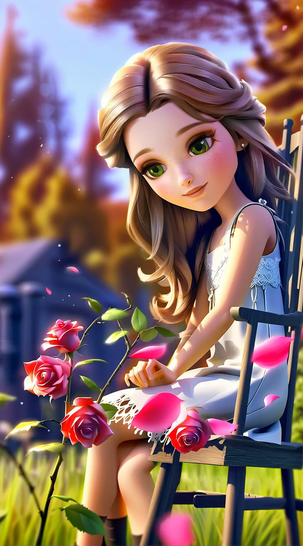 ai character: G that says yvhcch background