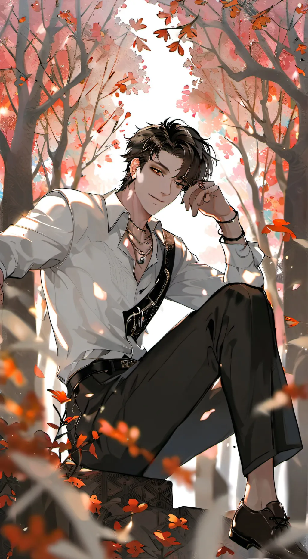 ai character: Nolan  background