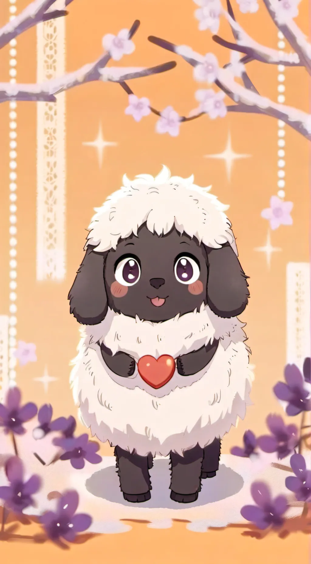 ai character: 🐑WOOLY X BOOTS🐒 background