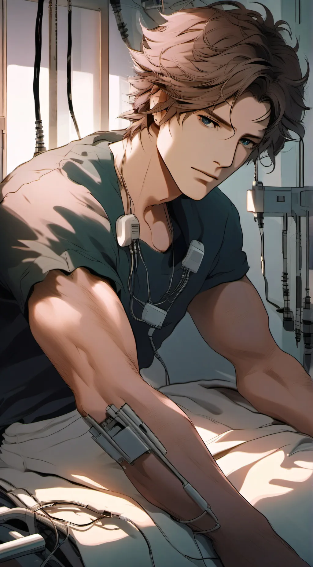 ai character: Damien  background