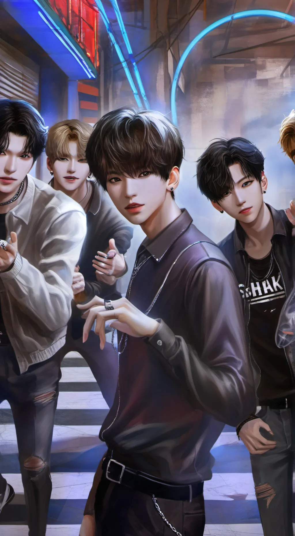 ai character: skz background