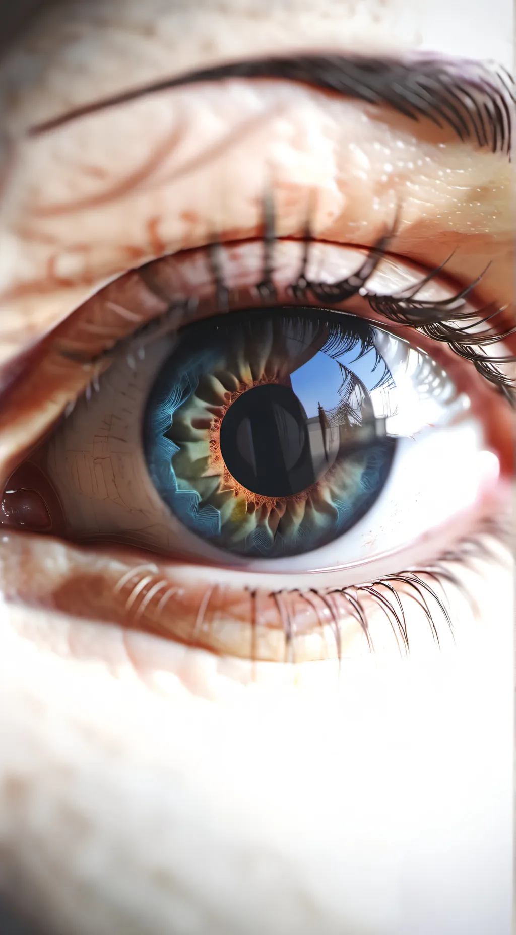 ai character: eye colors background