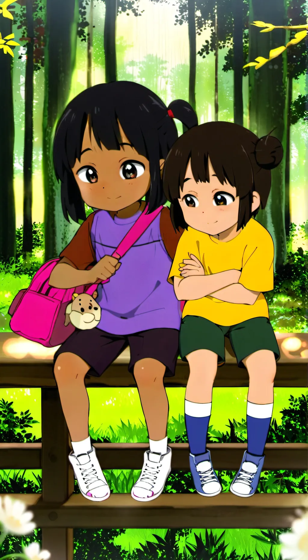 ai character: ATA & DTE Crosover background