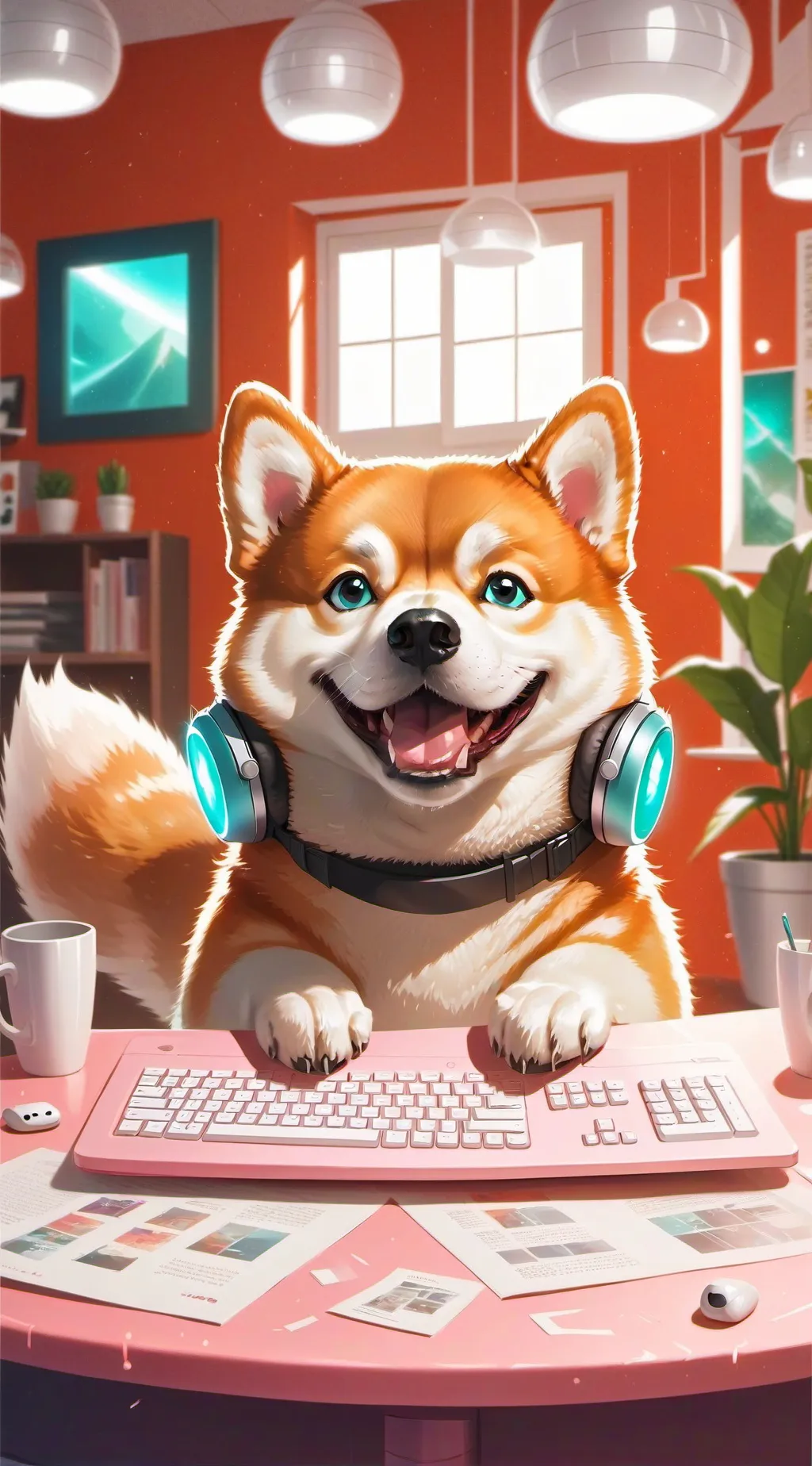 ai character: Byte background