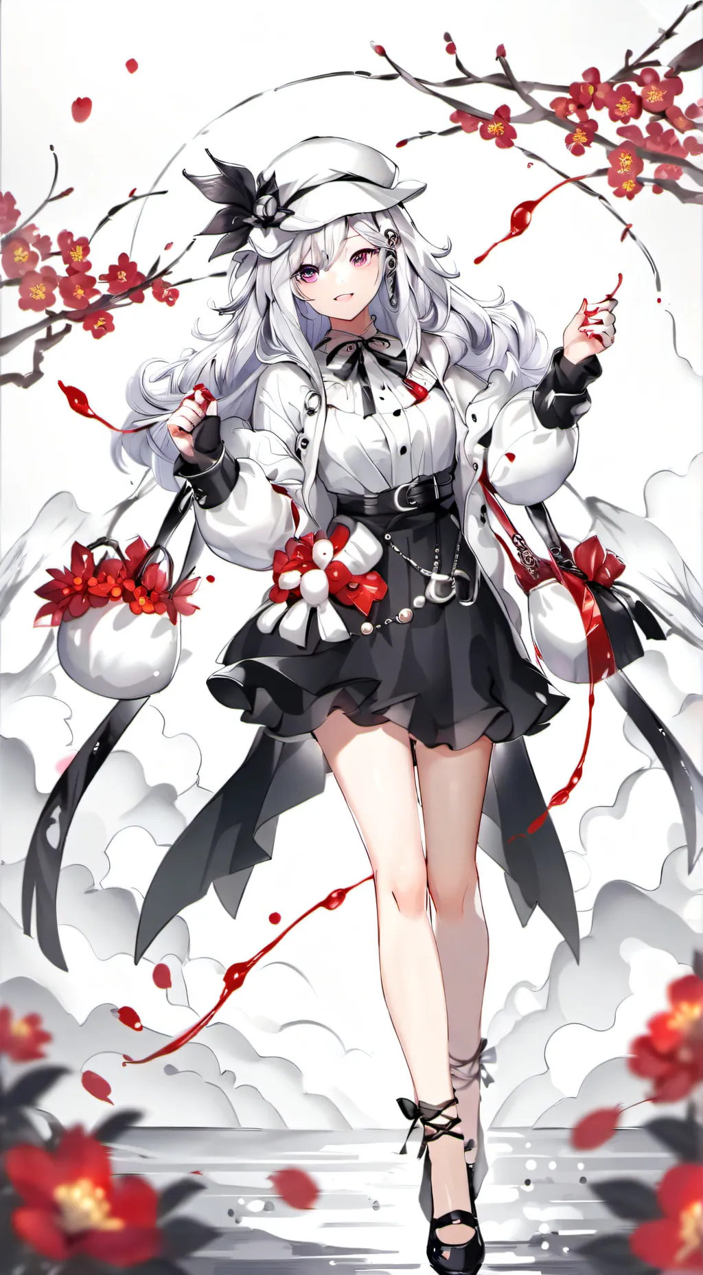 ai character: Blossom background