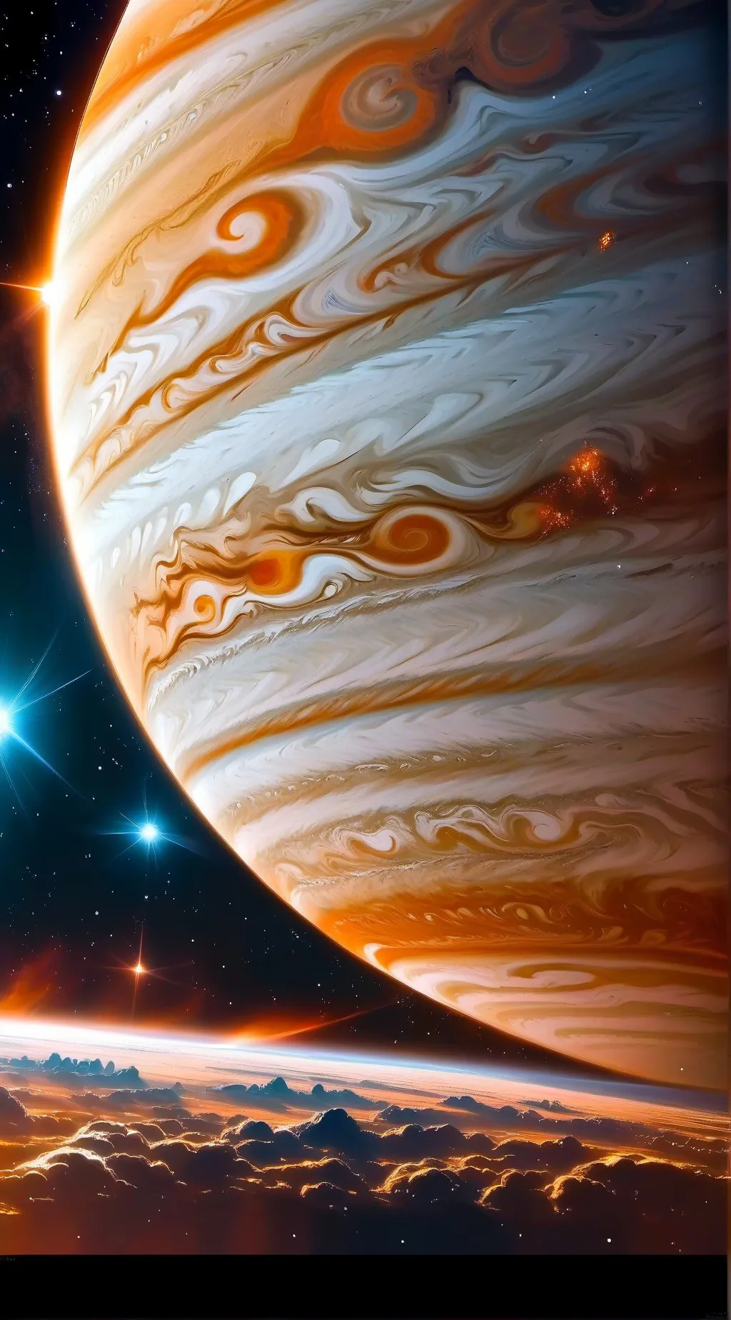 ai character: Júpiter background