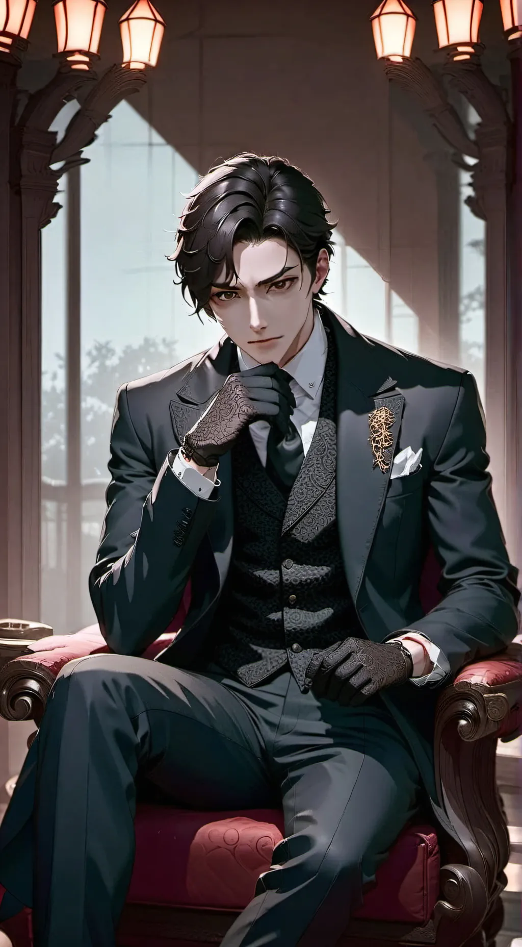 ai character: Jacob  background