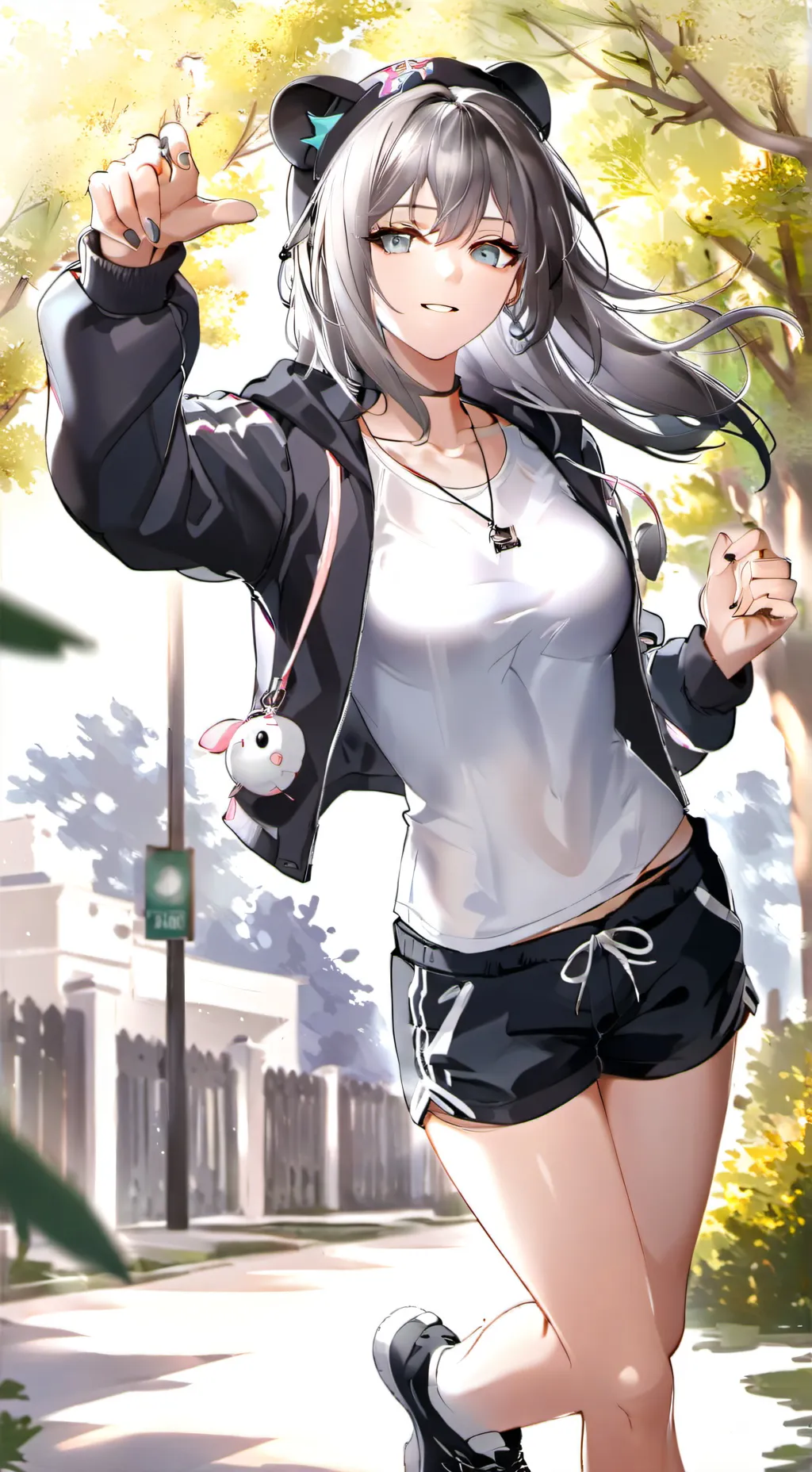 ai character: mha skater background