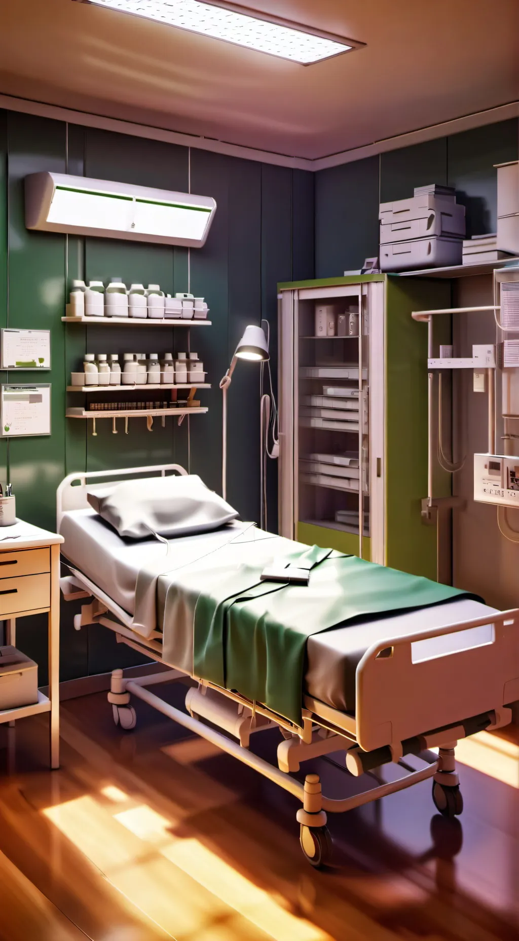 ai character: MHA Hospital  background