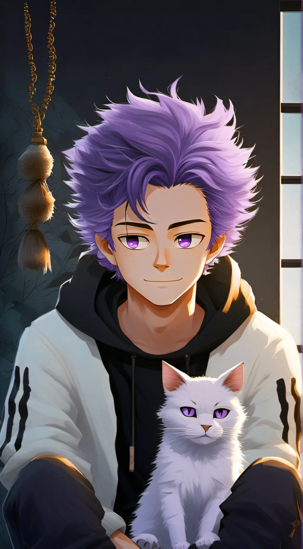 ai character: 💛Yuma💜 background