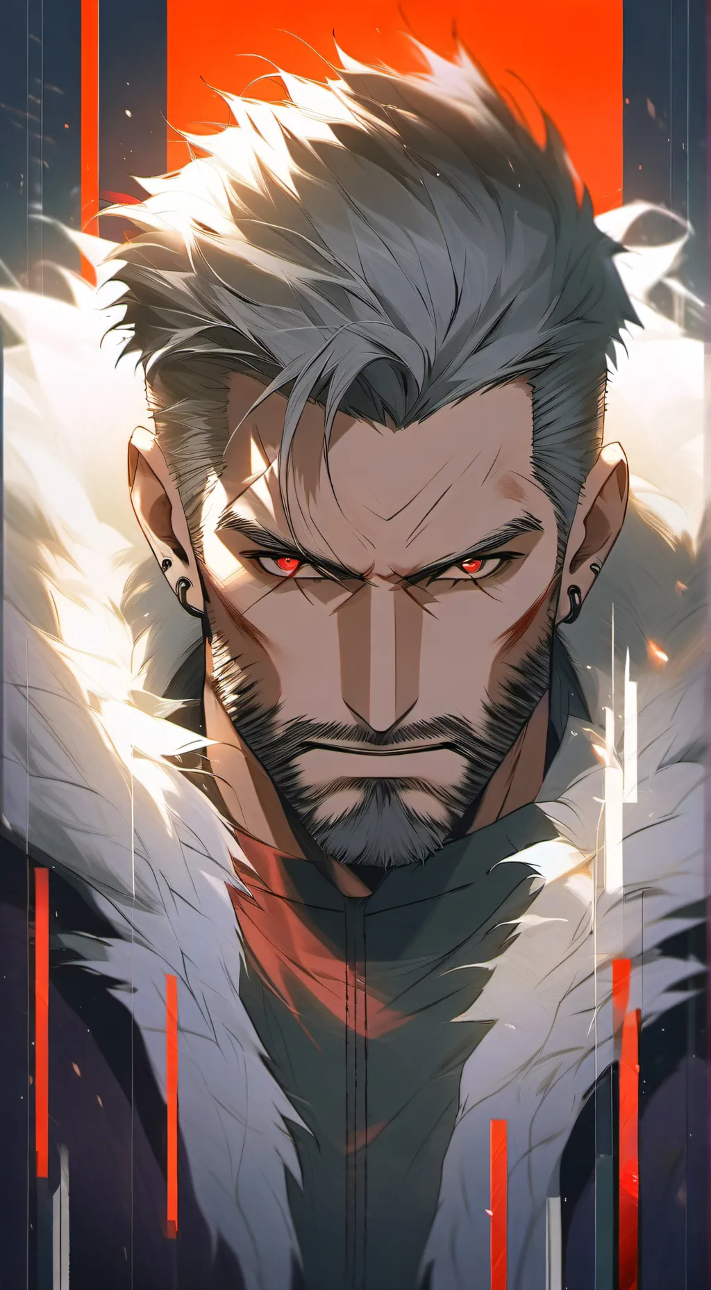 ai character: Lobo Rojo background