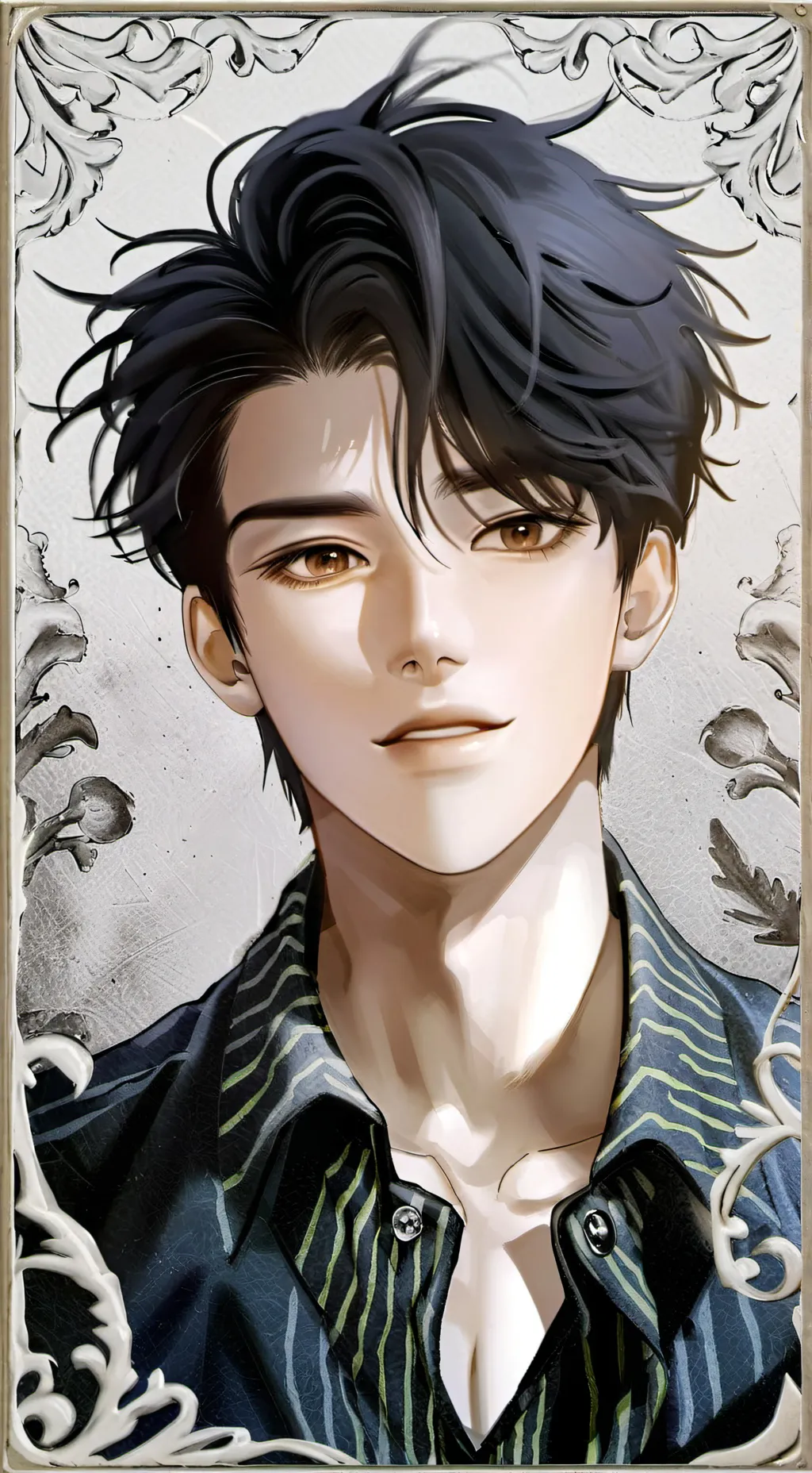 ai character: Steven pablo  background