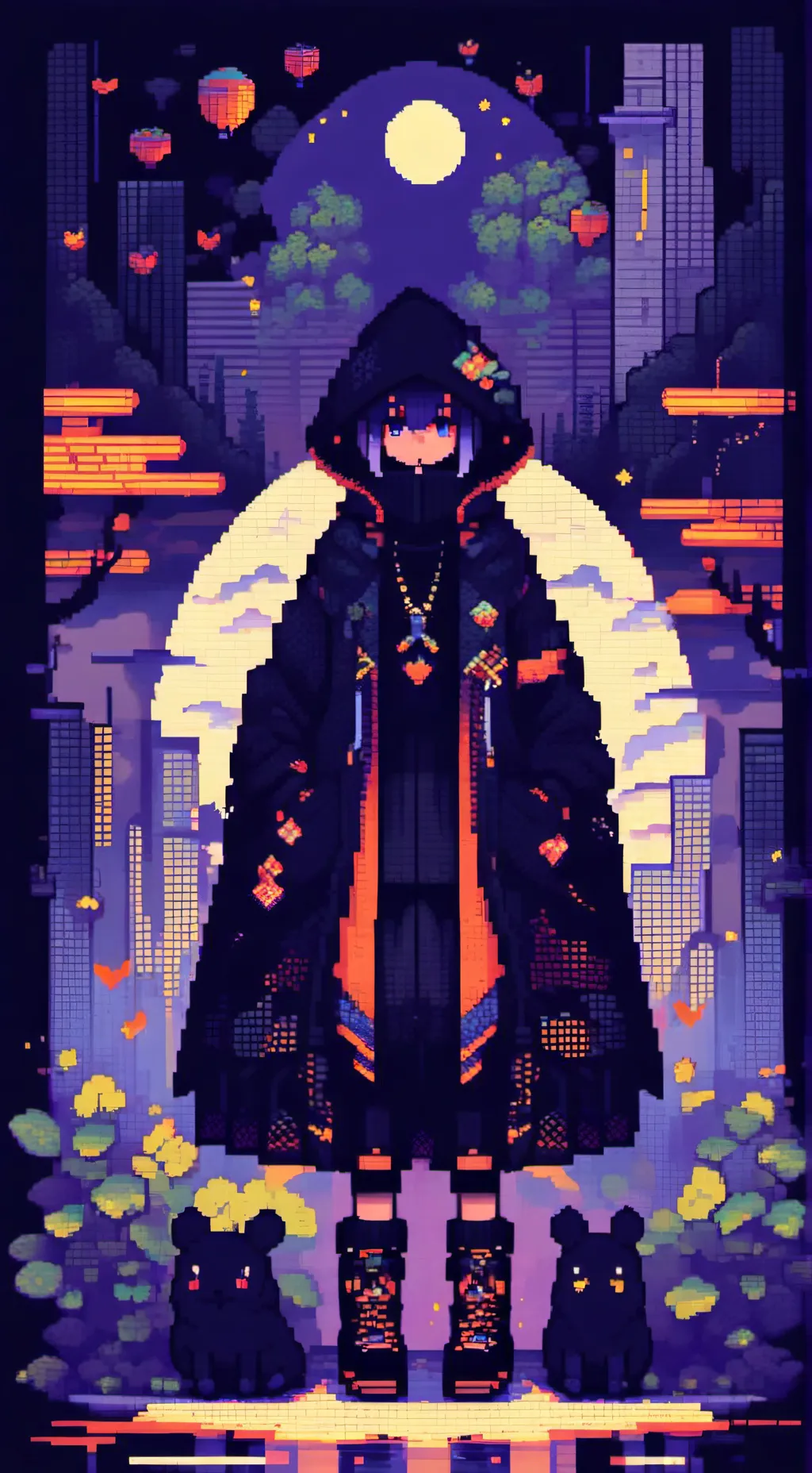 ai character: Mha 🌃NIGHTEYE📗 background