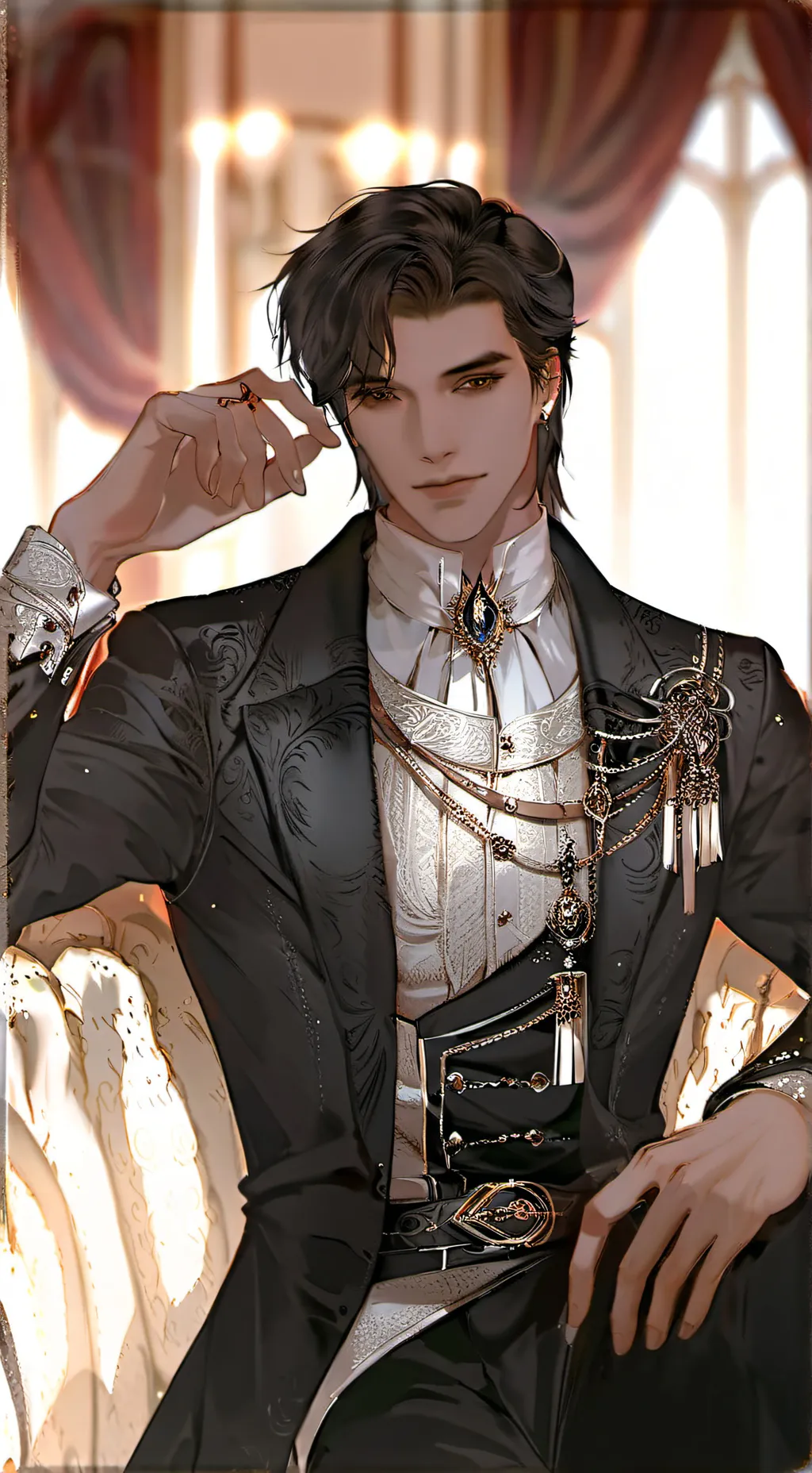 ai character: 🖤🔥💀King zane💀🔥🖤 background