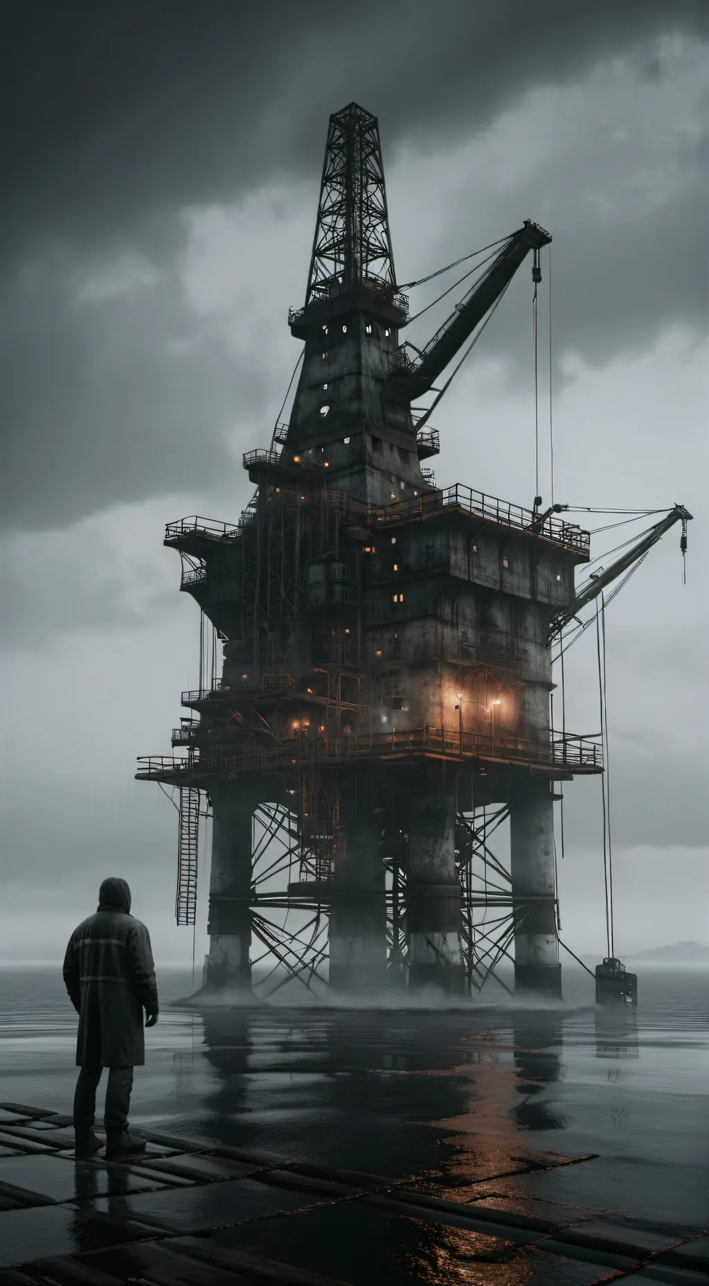 ai character: The Oil Rigs background