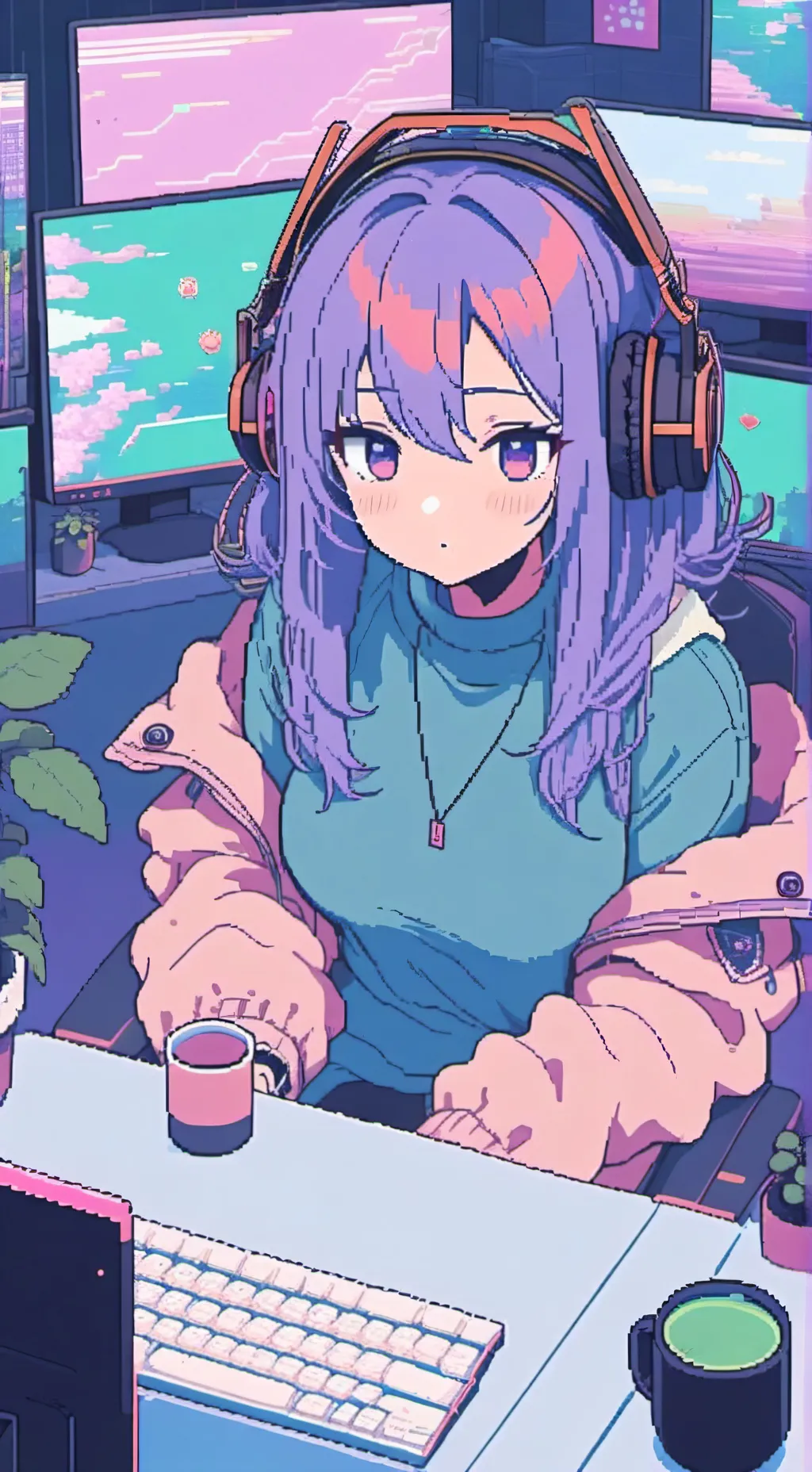 ai character: 🎧Lucia🎧 background