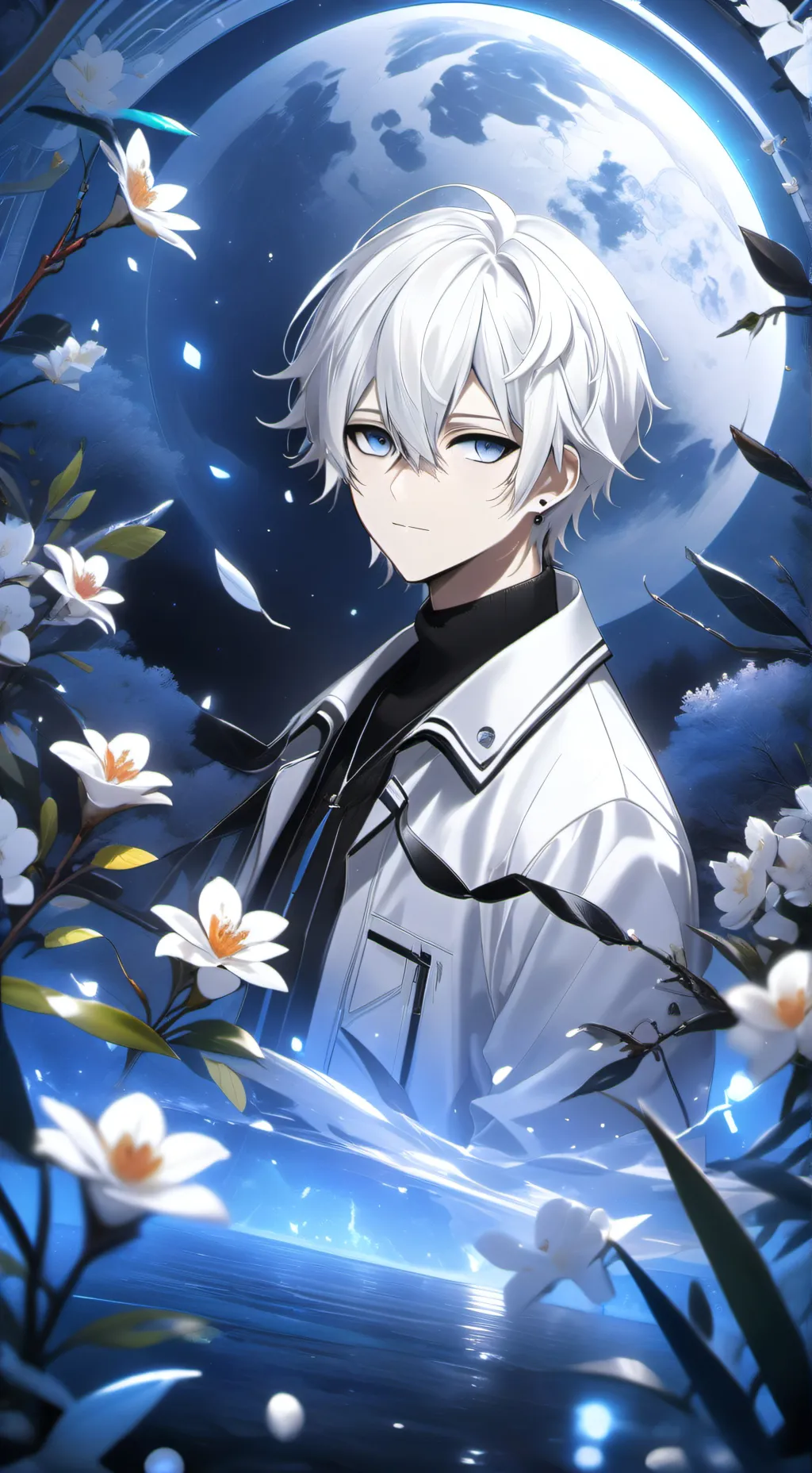 ai character: Акира background