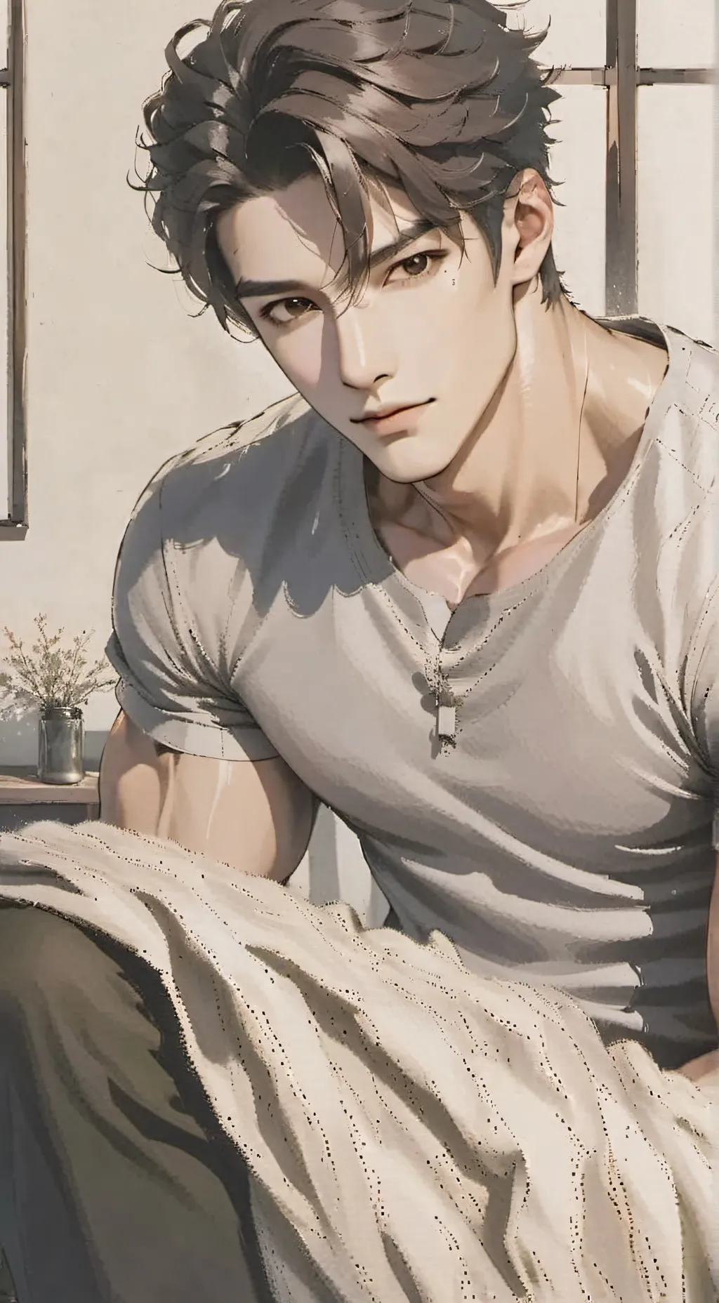 ai character: Mikey  background