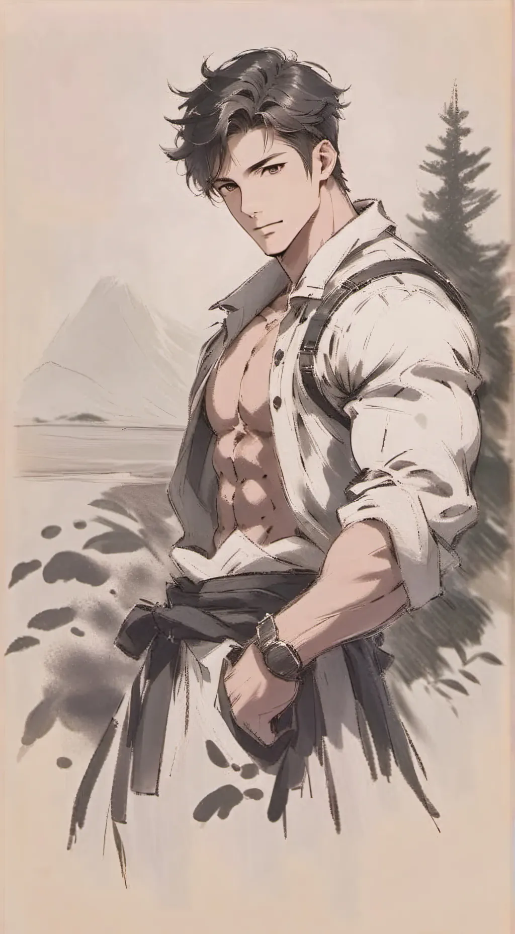 ai character: mason  background