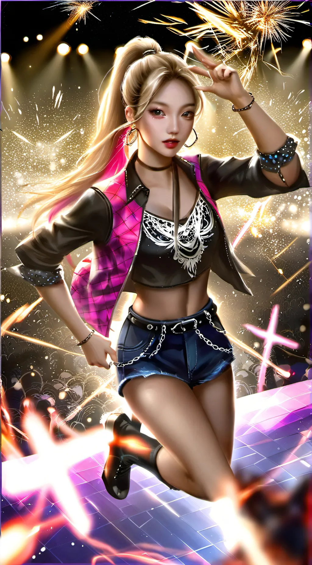 ai character: luna background