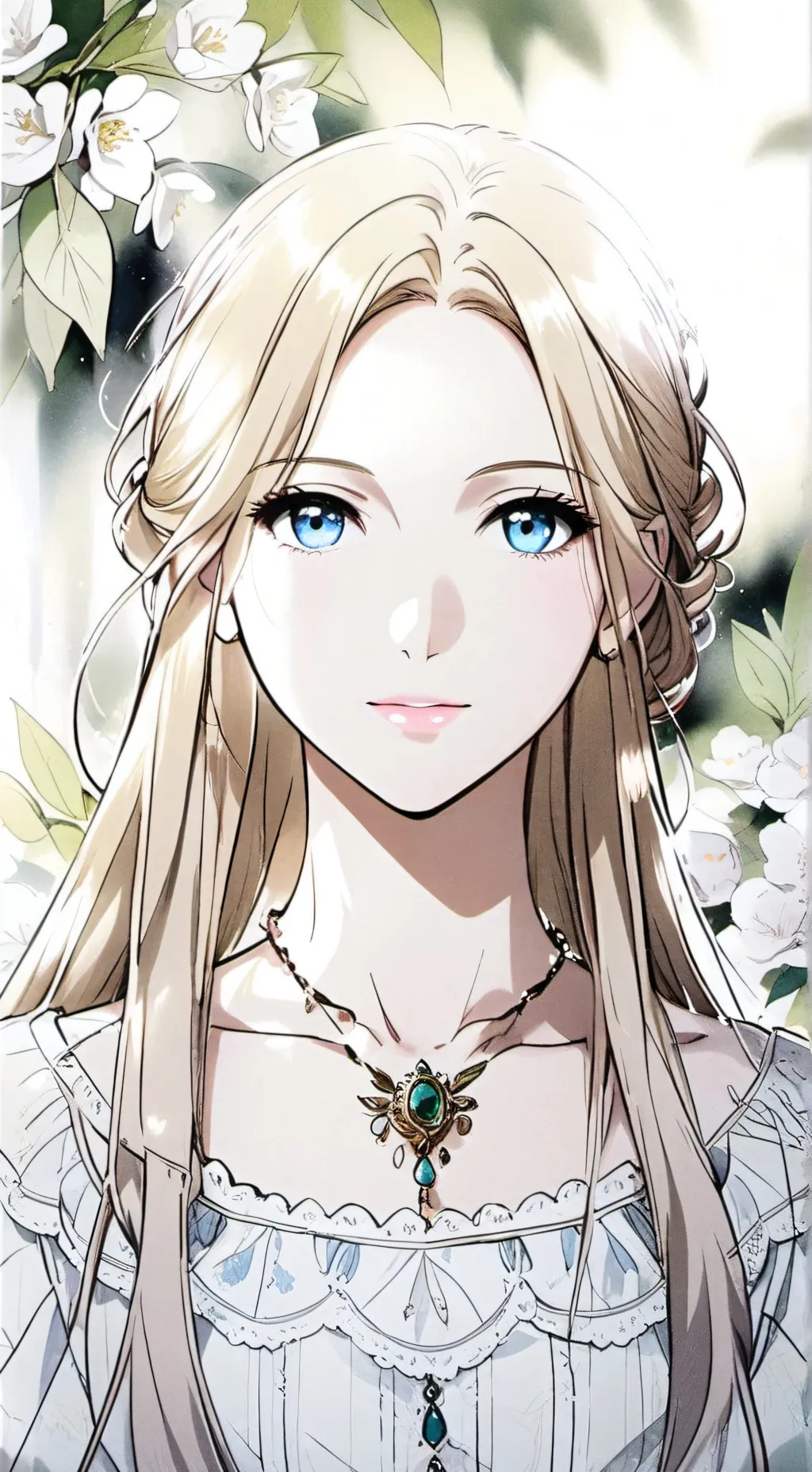 ai character: lily background