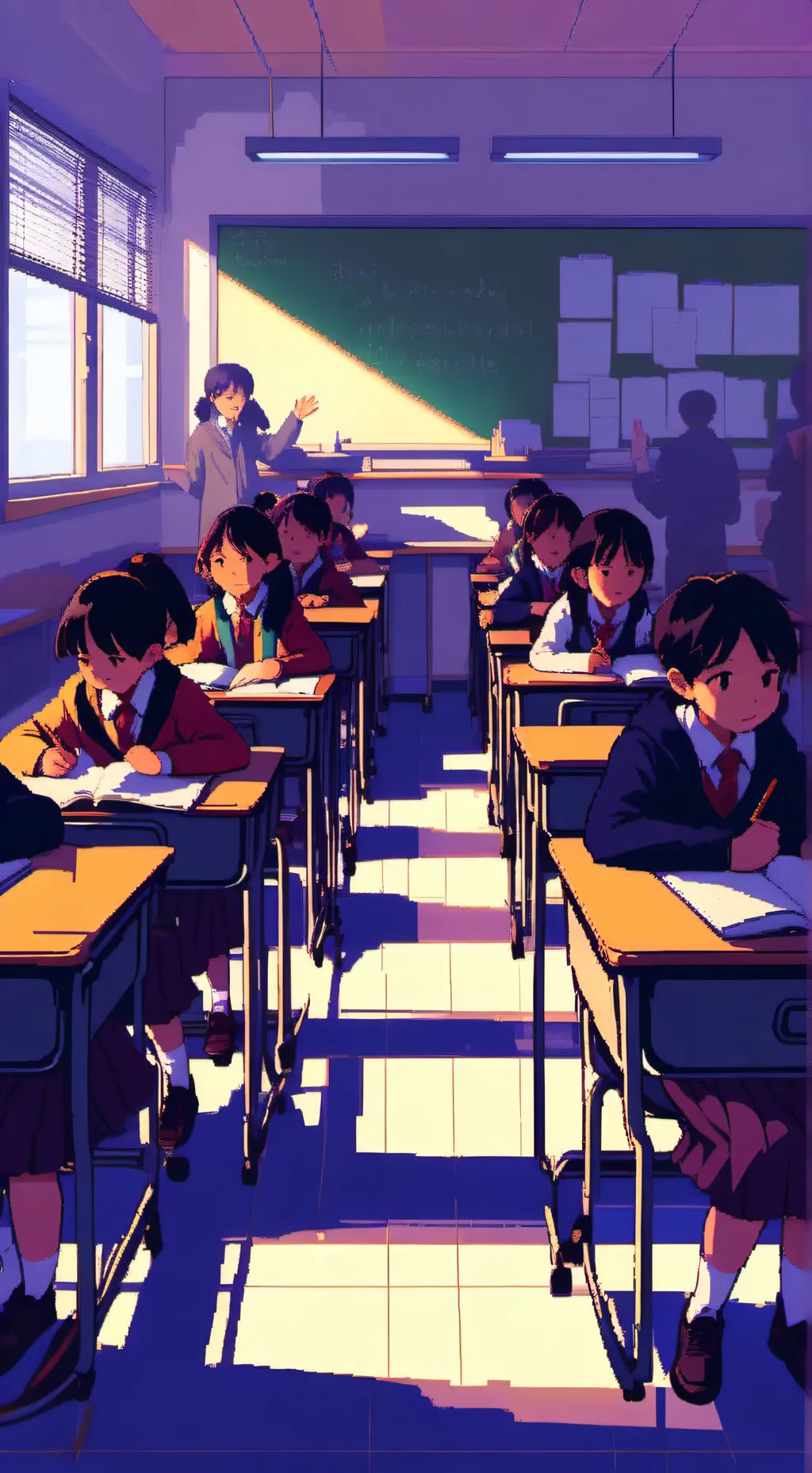 ai character: MHA SOMETHING SUS background