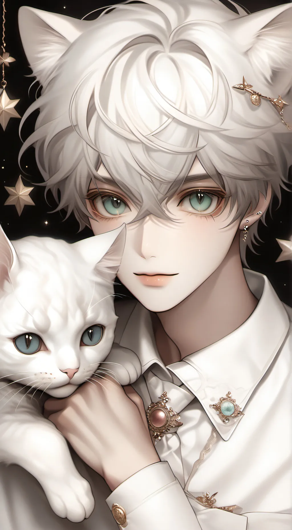 ai character: ♡~○•°leo°•○~♡ background