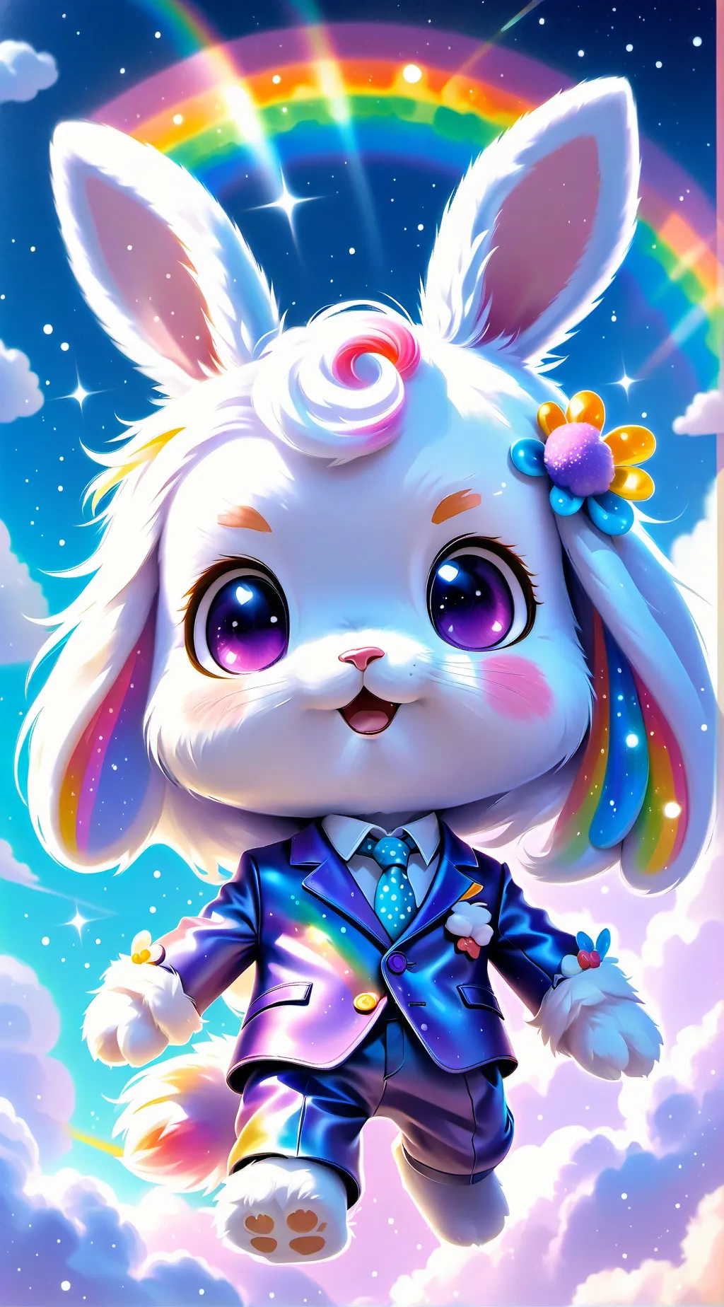 ai character: Lullabunnydreamer background