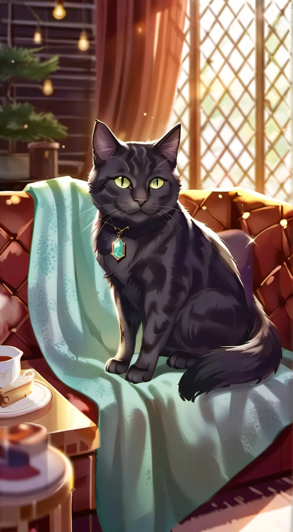 ai character: gato  background