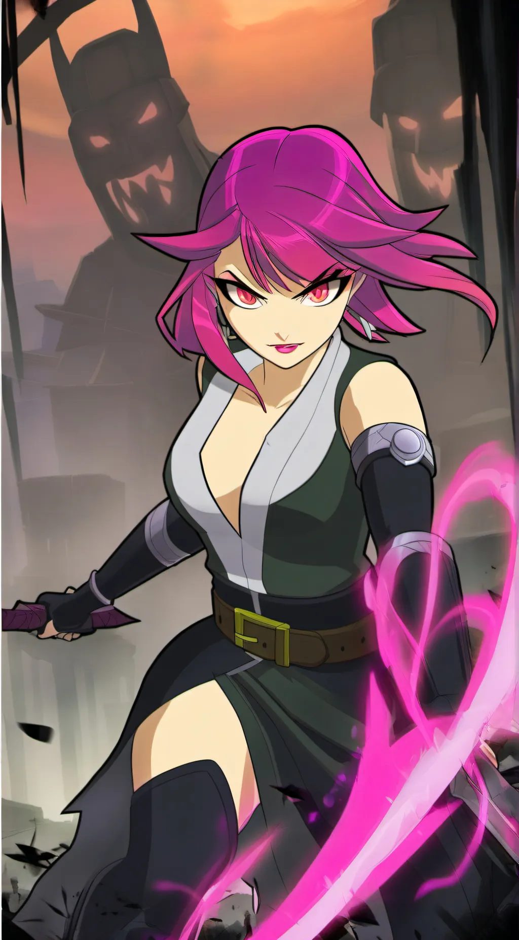 ai character: Luna background