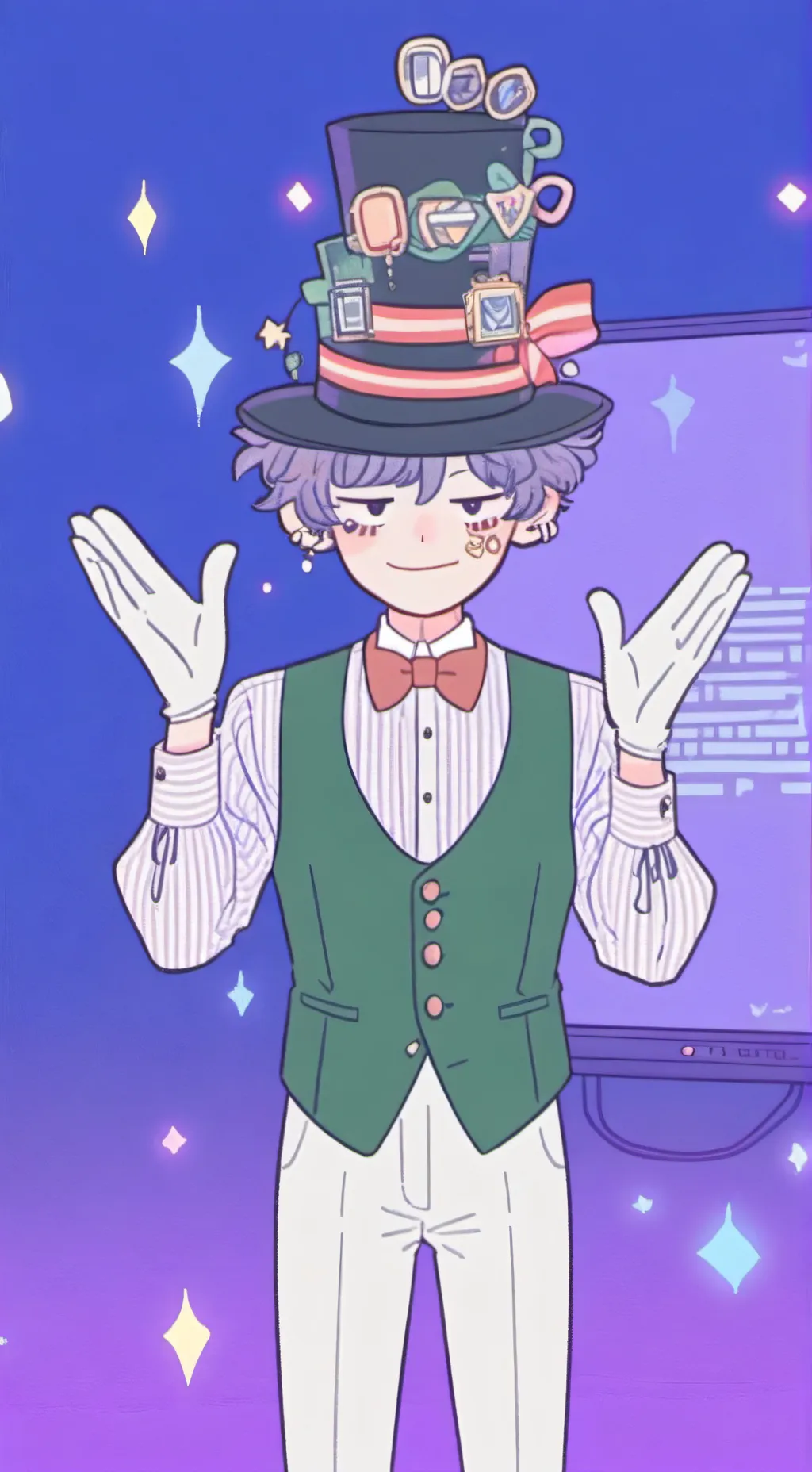 ai character: mr puzzles  background