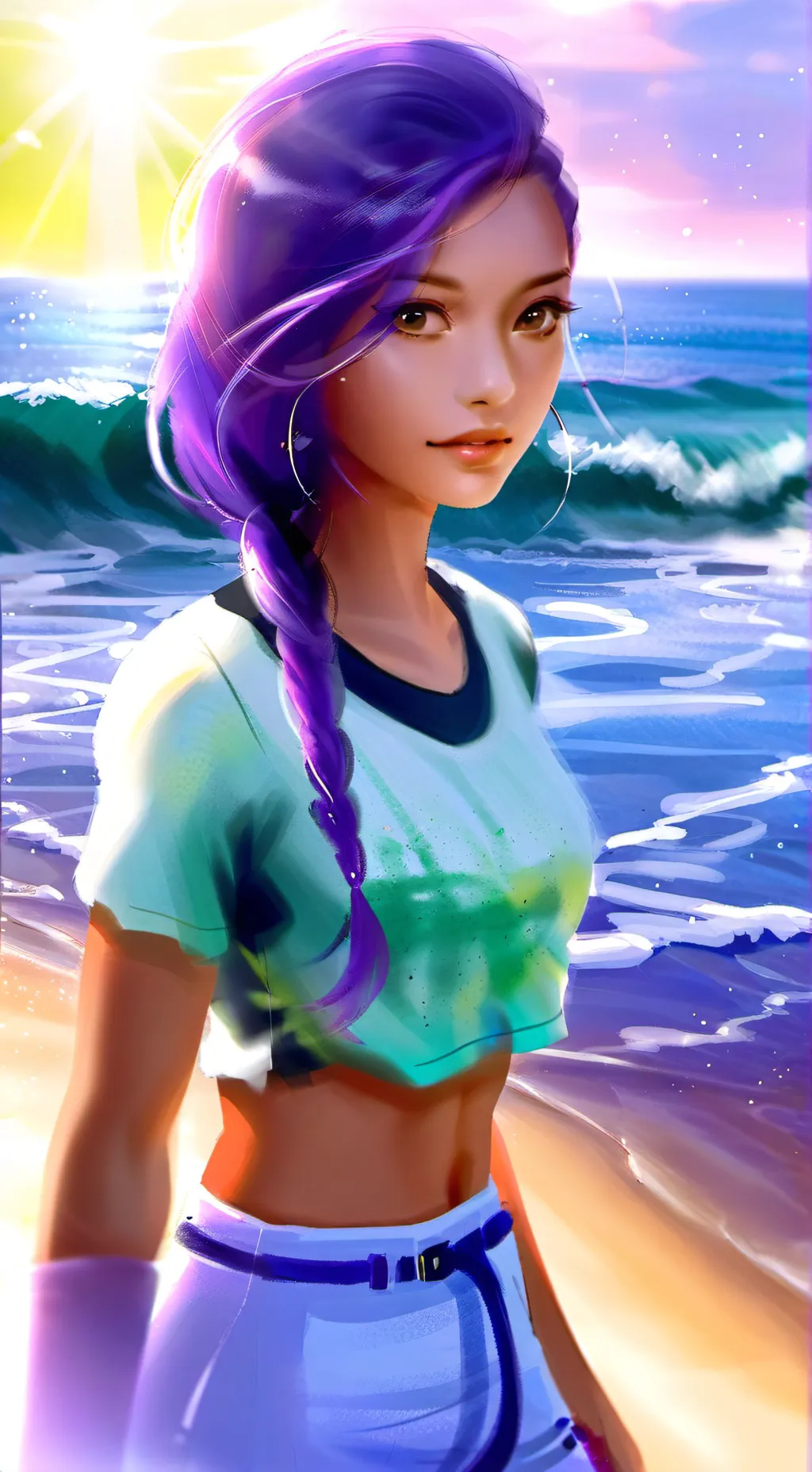 ai character: Kpop demon hunters background