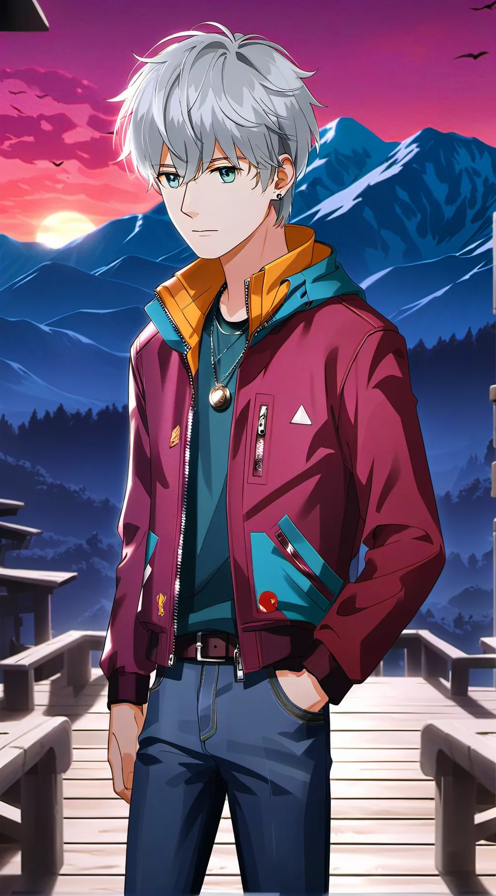 ai character: Mha background