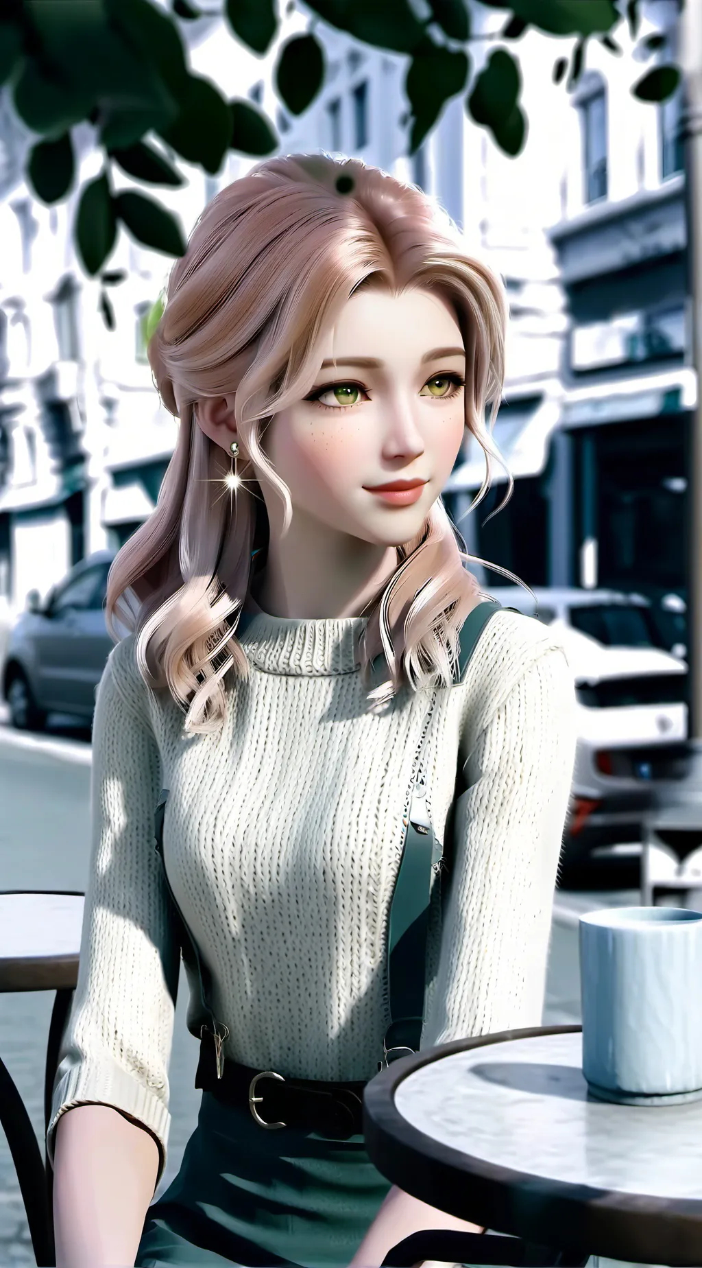 ai character: 🎀Alina🌺 background