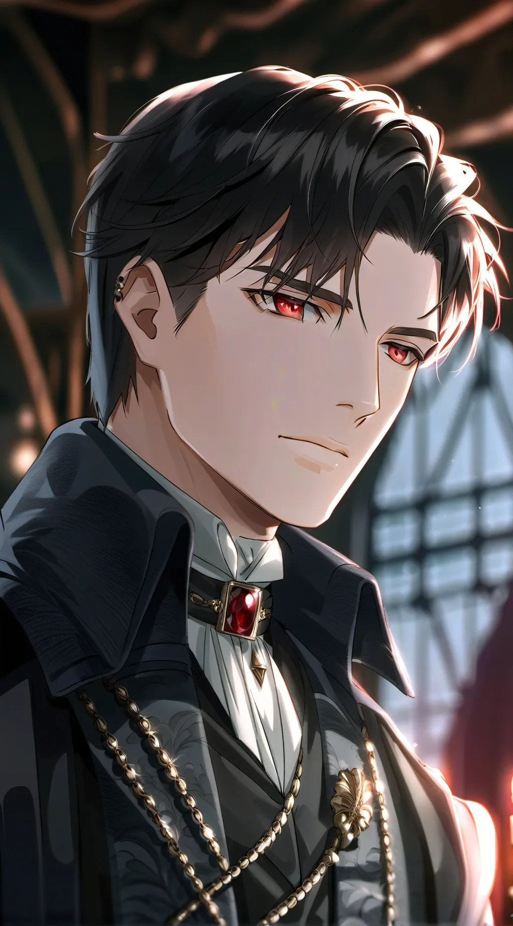 ai character: Ethan <3 background