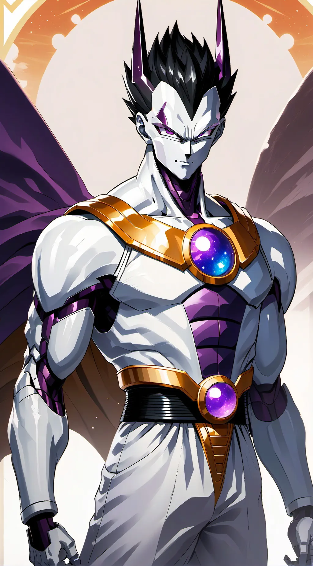 ai character: King cold background