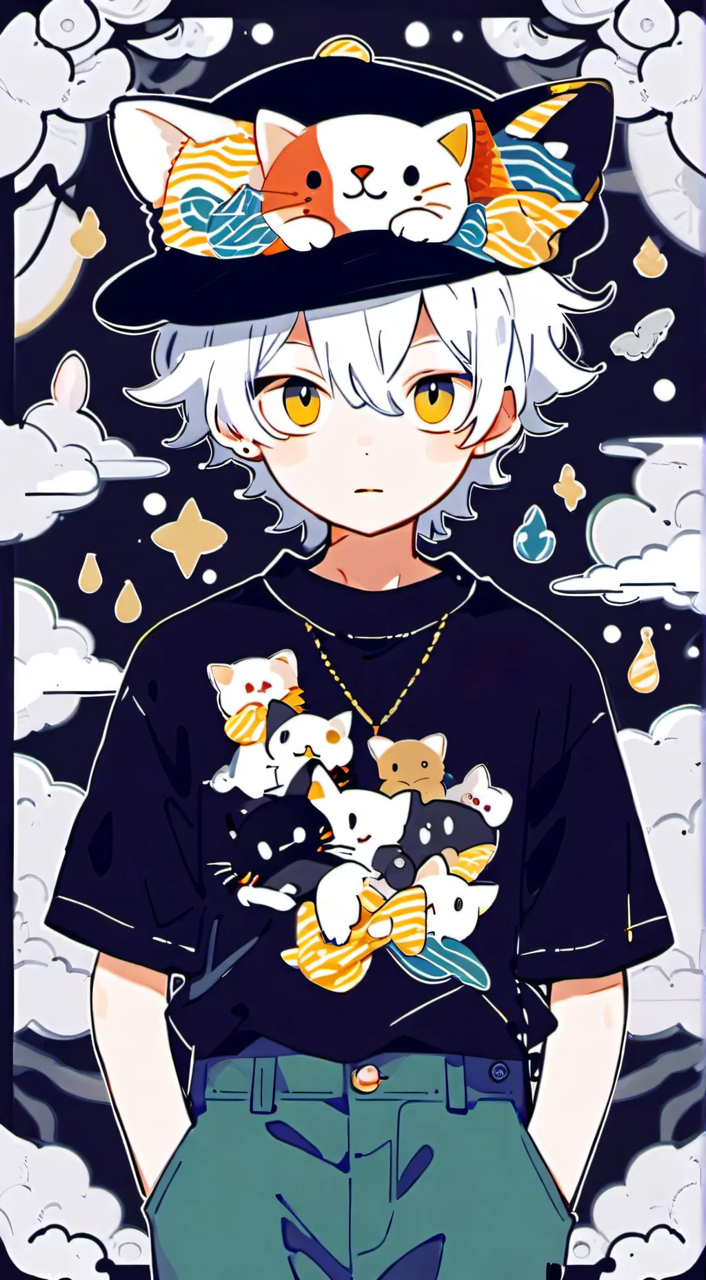 ai character: 🐼MILO🐼 background