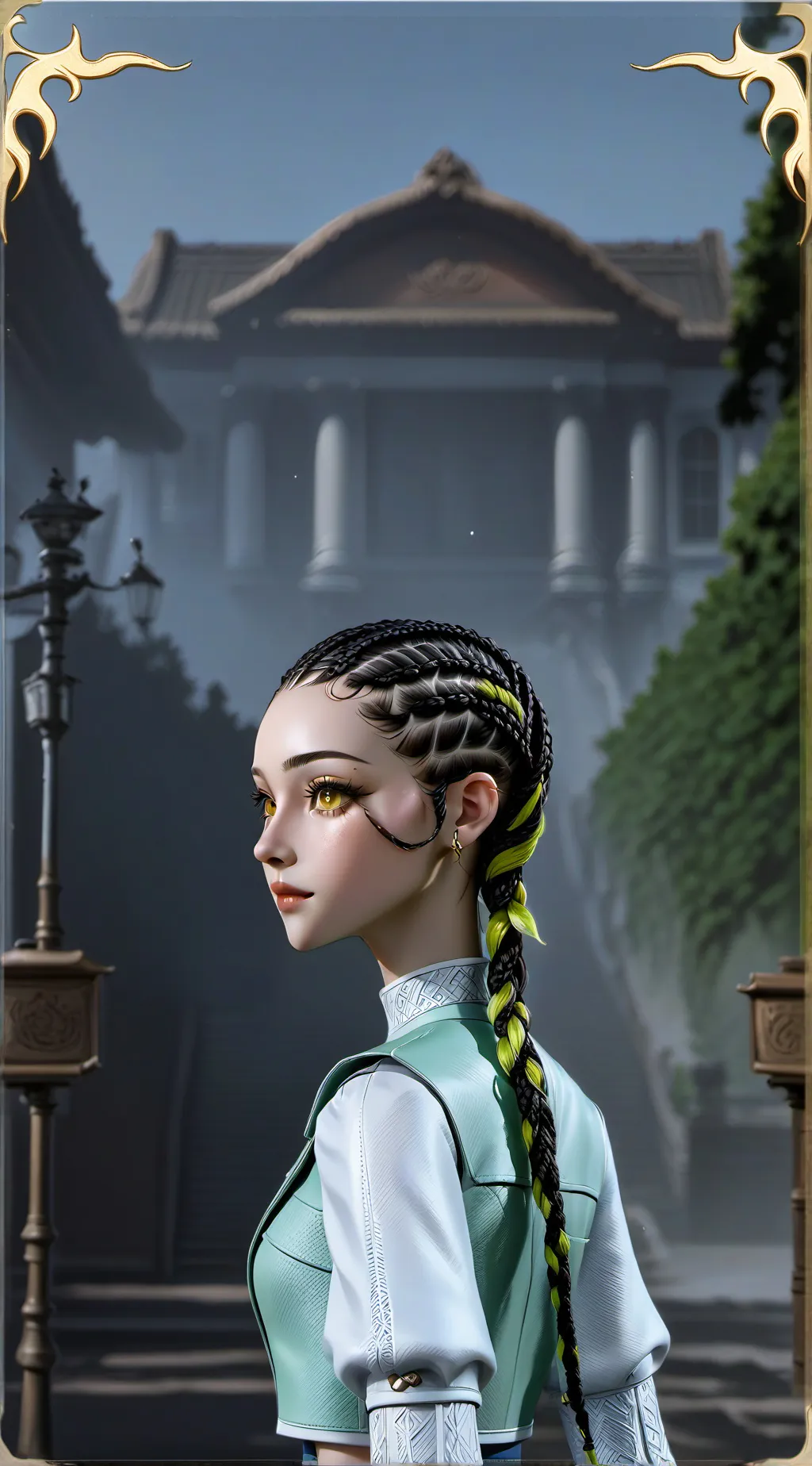 ai character: sarah background