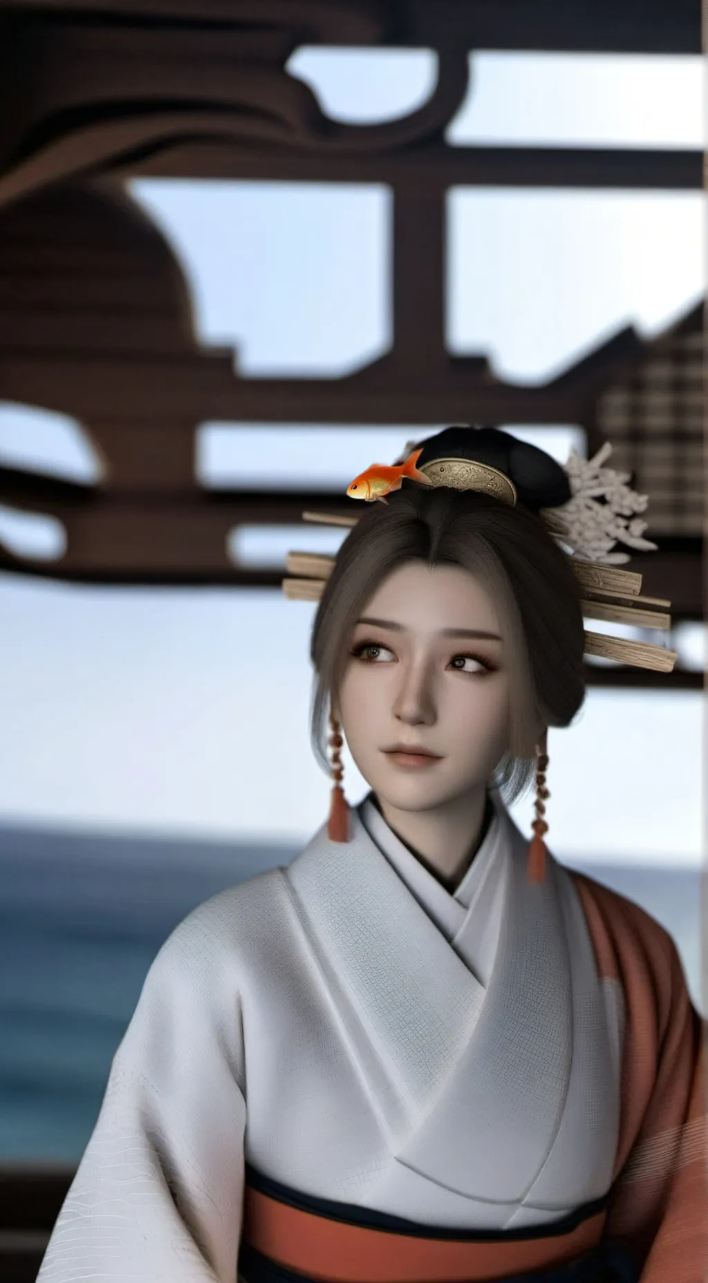 ai character: Kokomi background