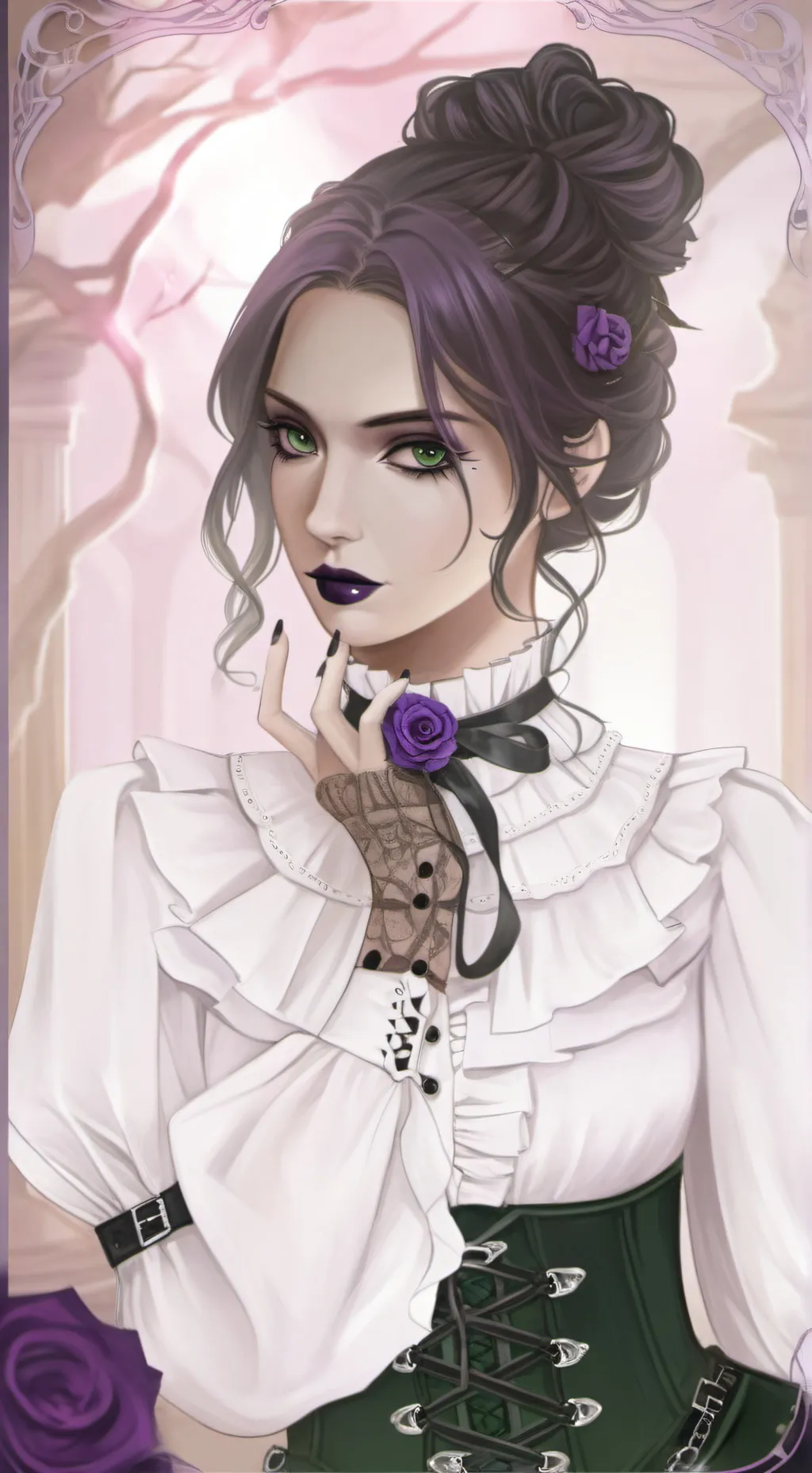 ai character: Scarlett  background