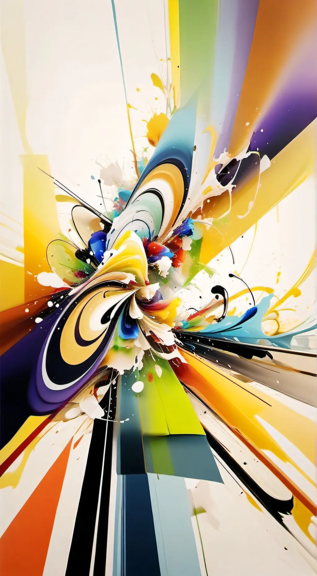 ai character: color Elements  background