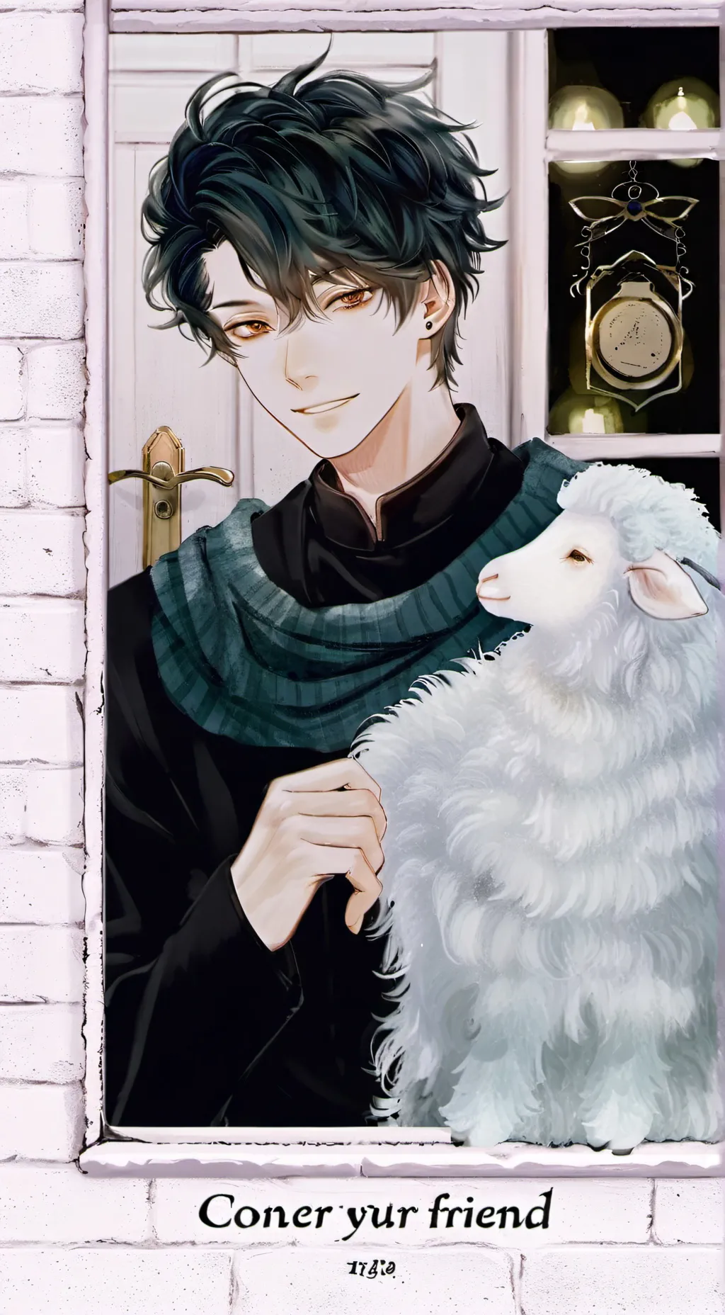 ai character: Unruly Best Friend background