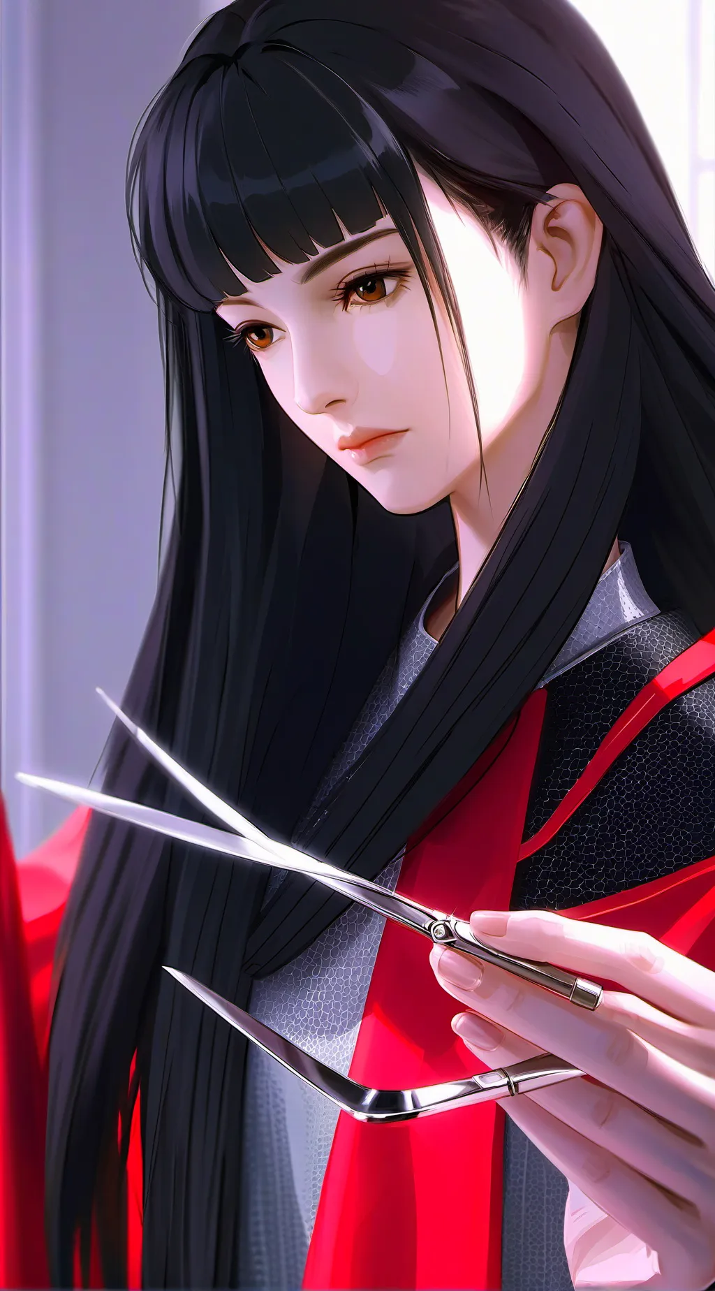 ai character: Haircut background